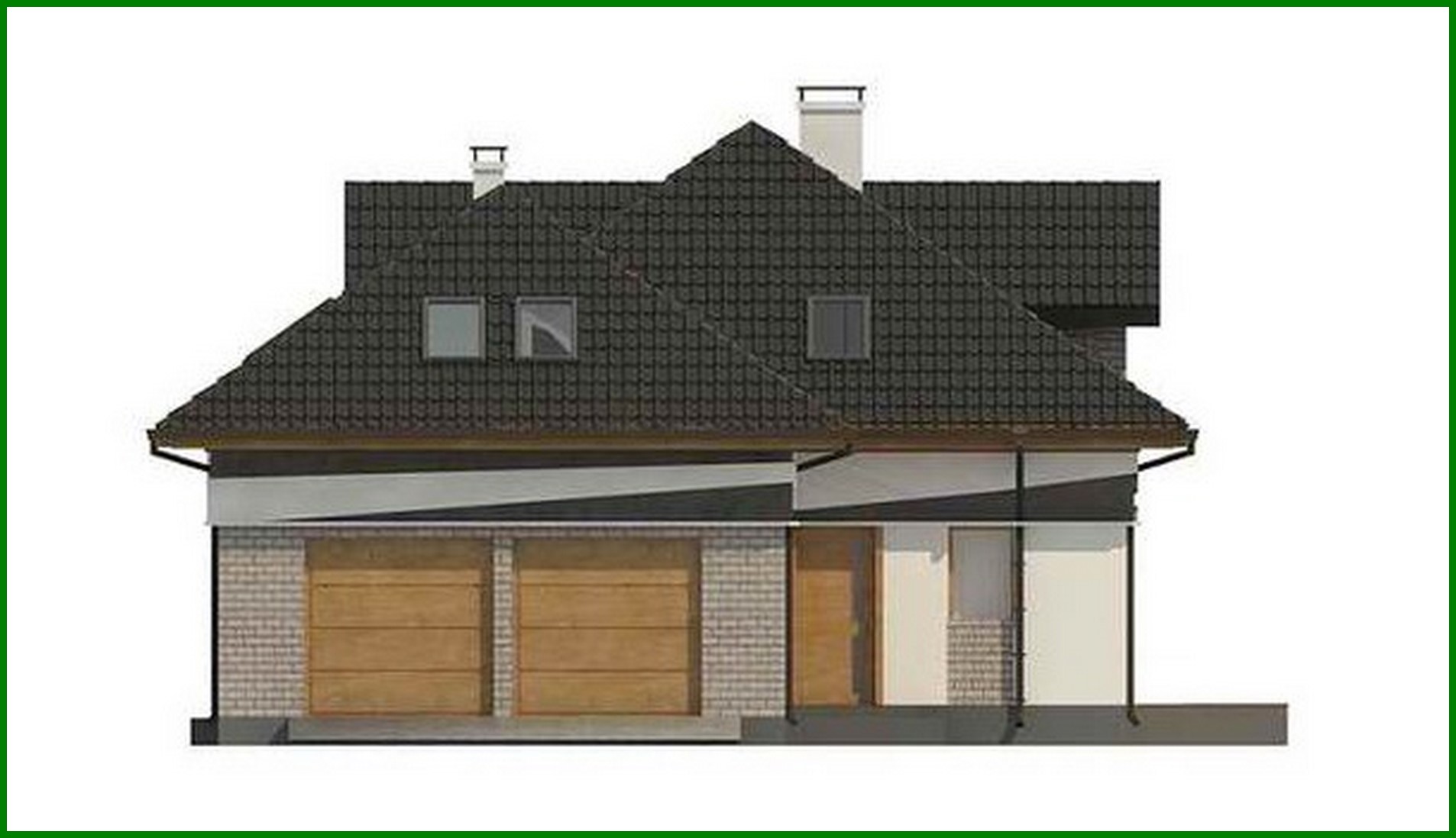 Visualization gallery - Comfortable European-style attic house