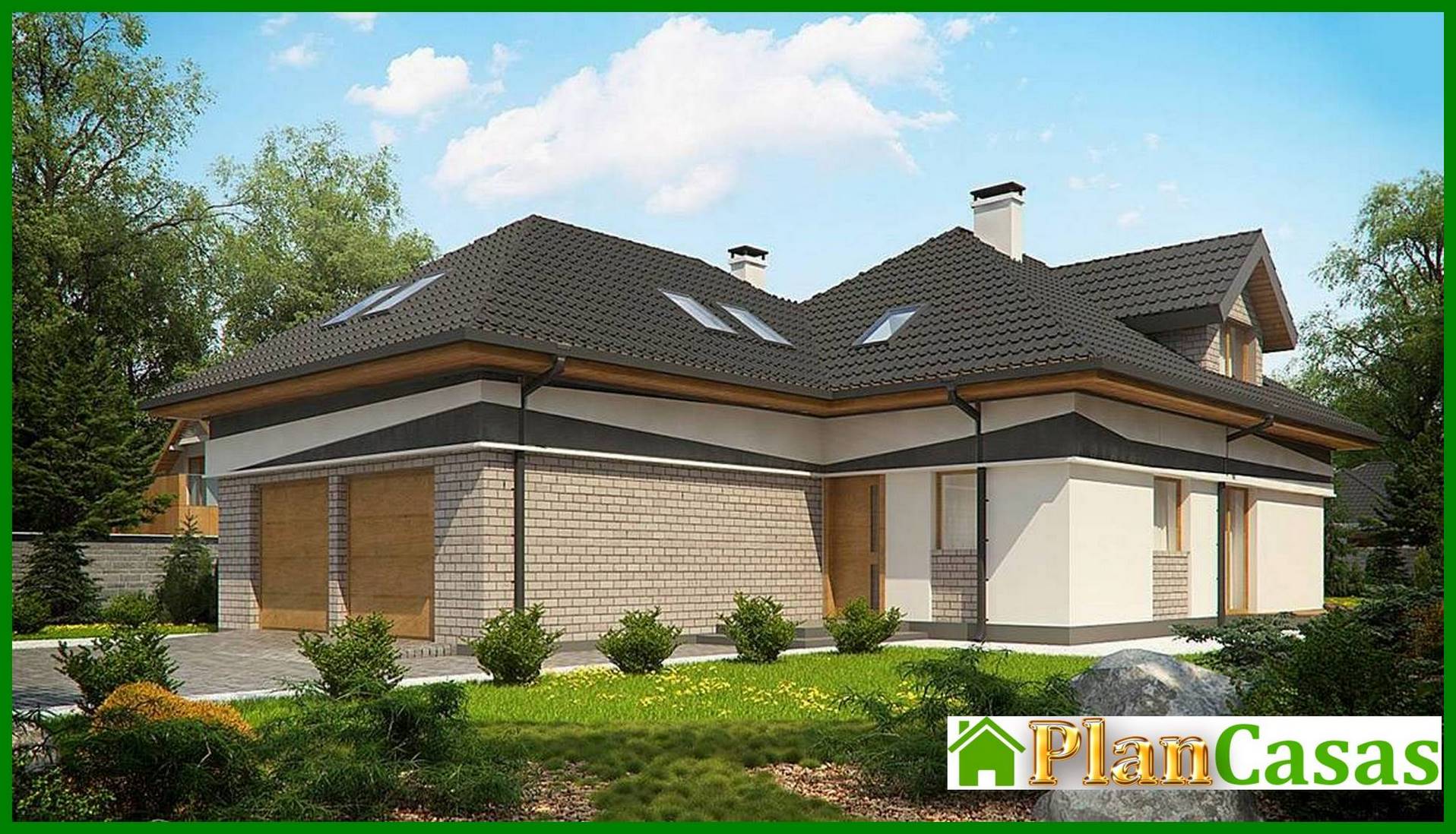 Visualization gallery - Comfortable European-style attic house