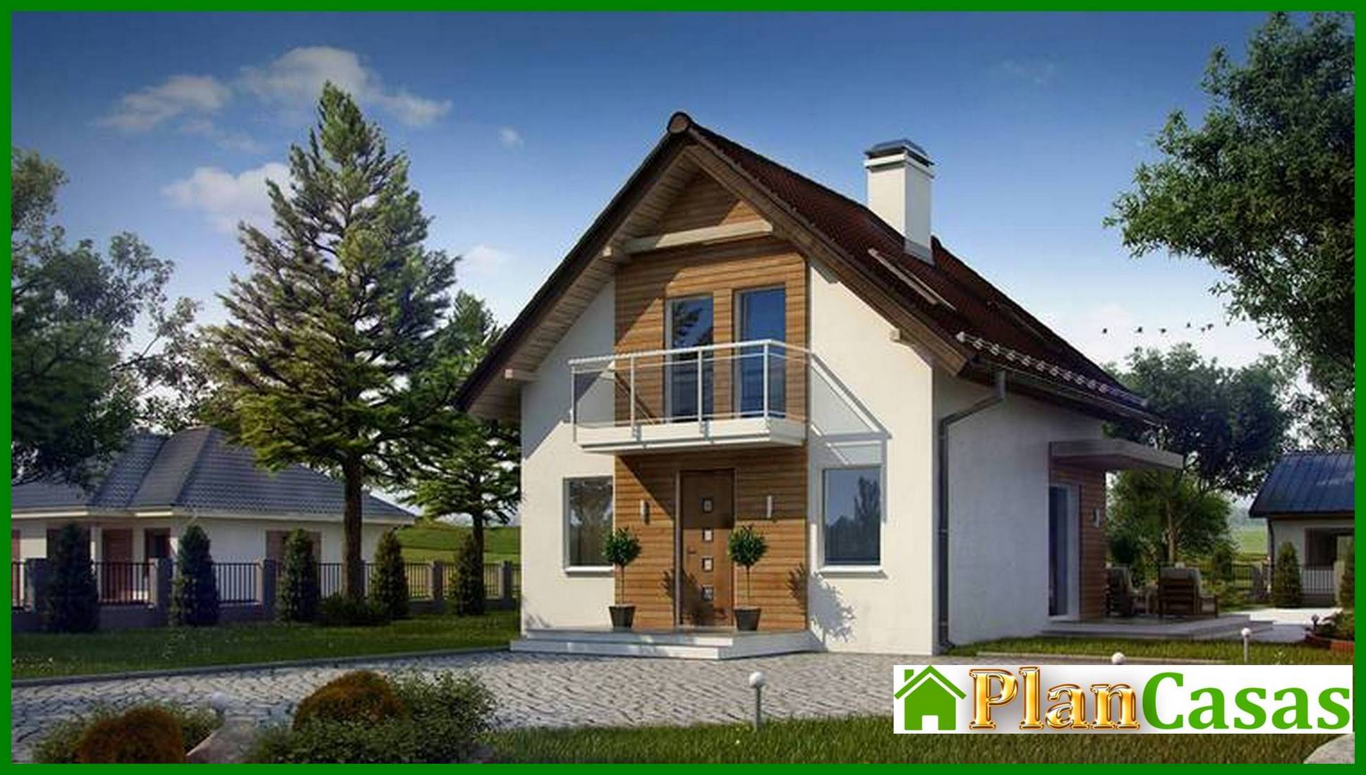 Visualization gallery - The project of a small country house with an attic