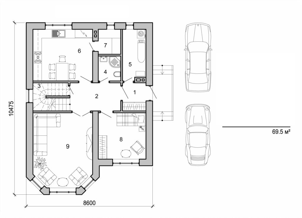 Visualization gallery - Two storey house