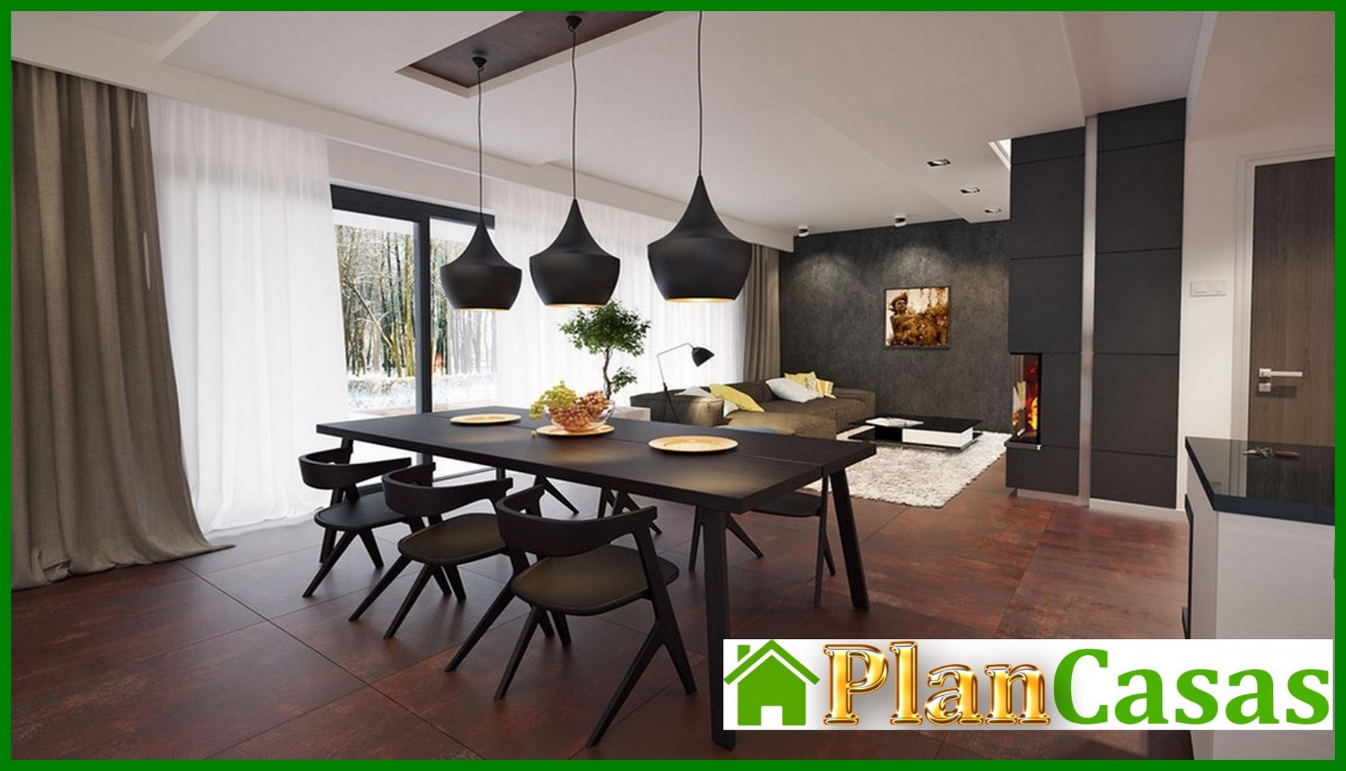 Galería de visualizaciones - Edificio residencial moderno con una superficie de 230 m²