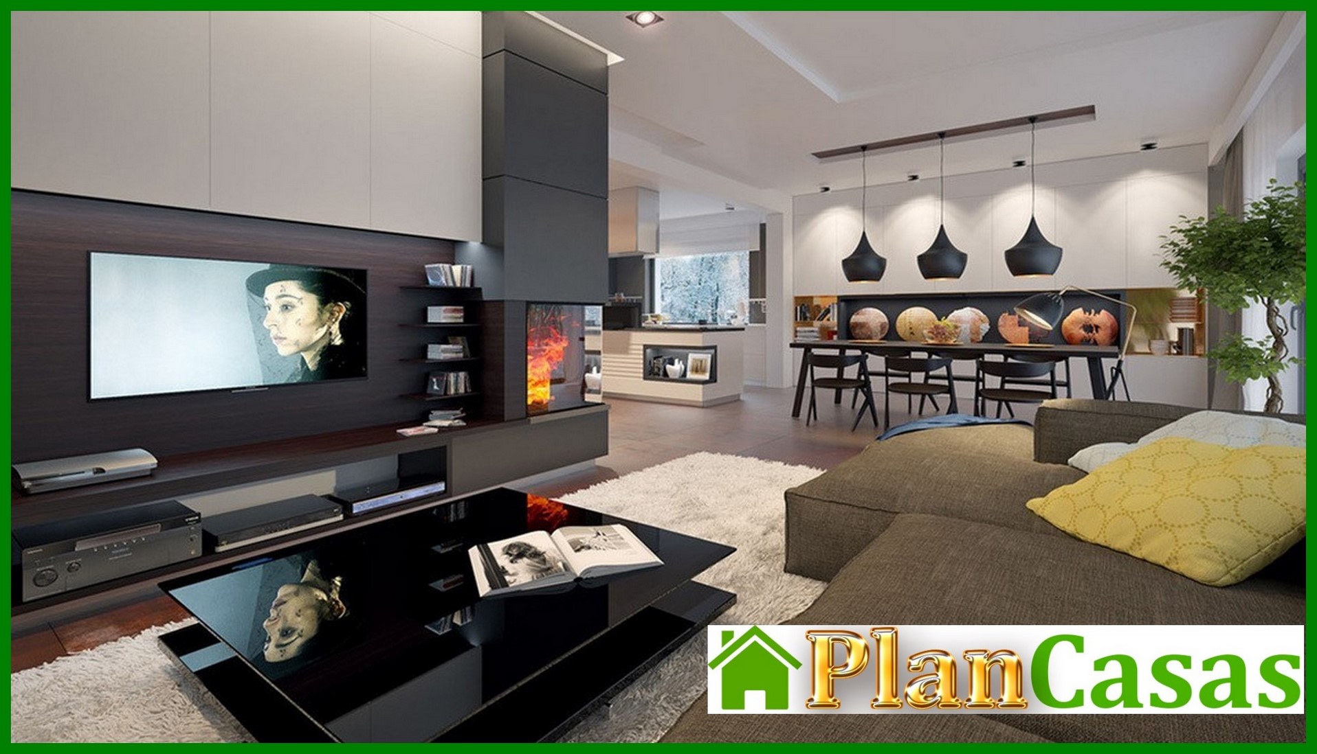 Galería de visualizaciones - Edificio residencial moderno con una superficie de 230 m²