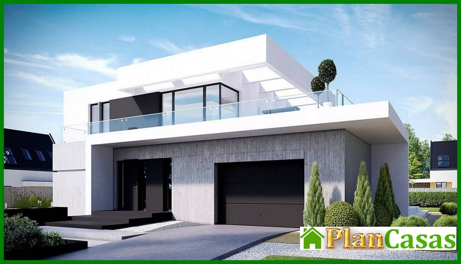 Beautiful two-story house with five bedrooms house plan