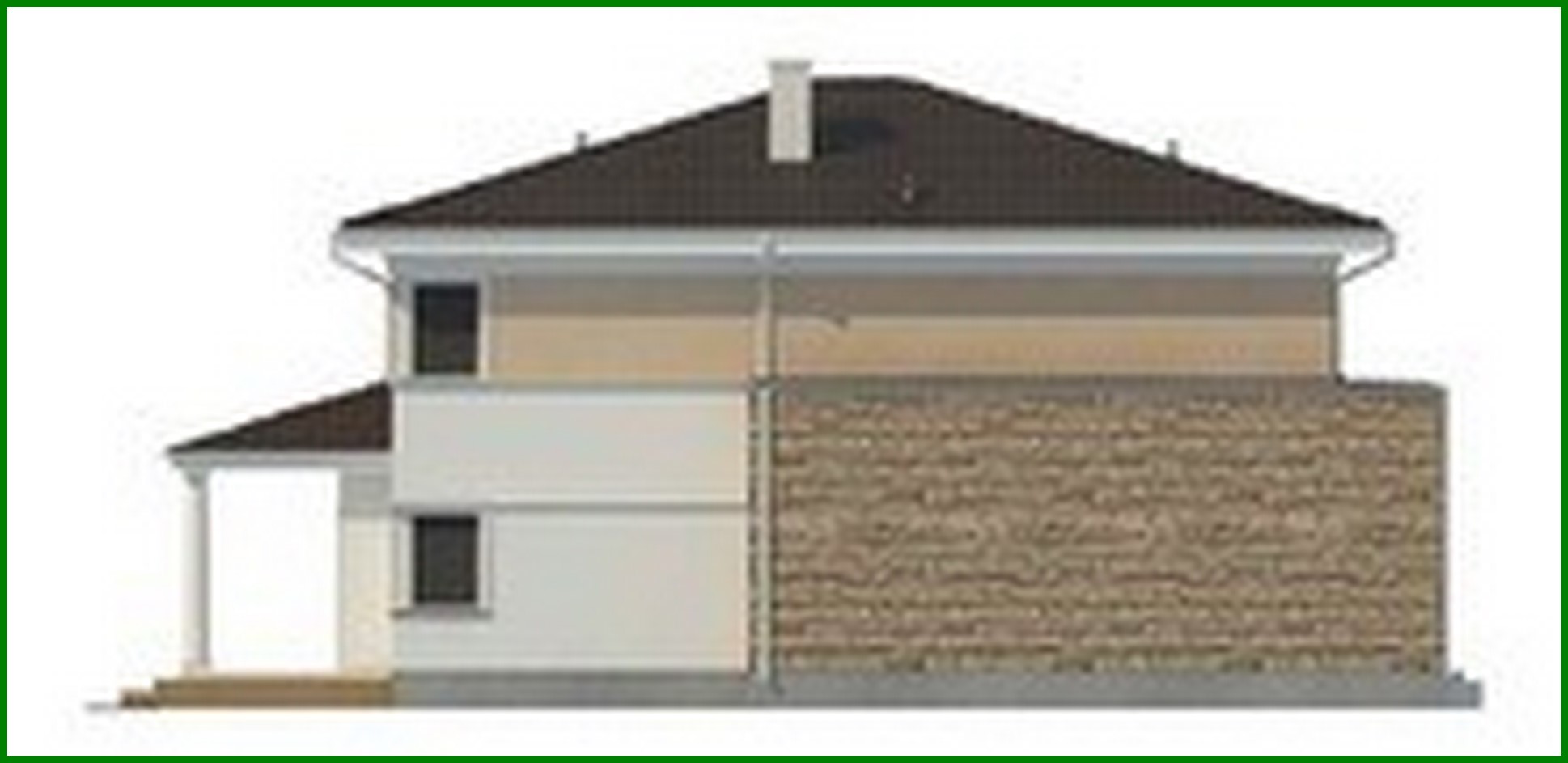 Visualization gallery - Design of a classic villa with a billiard room and sauna