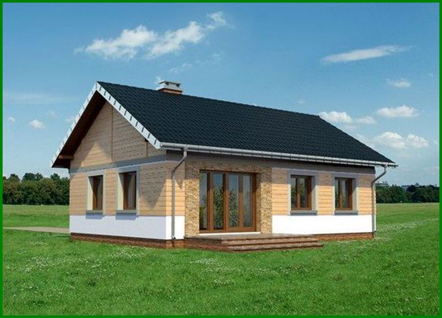 Visualization gallery - Small house with four living rooms