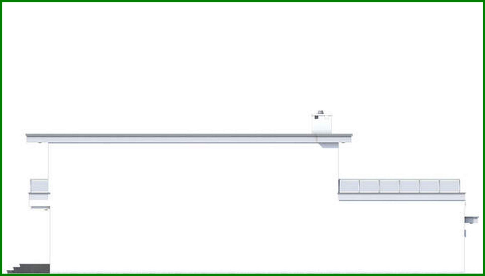 Visualization gallery - Project of a two-story house for a narrow plot