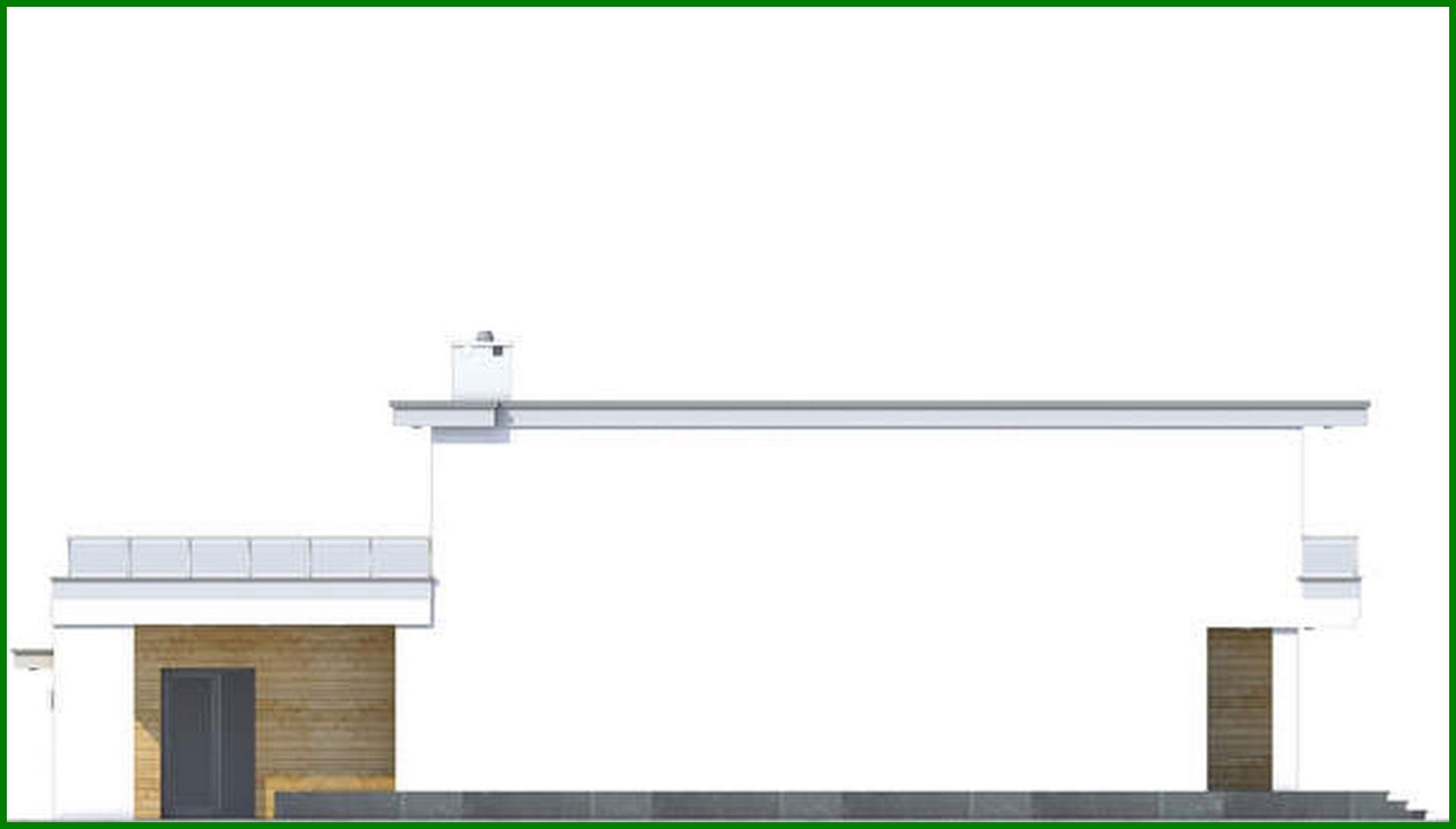 Visualization gallery - Project of a two-story house for a narrow plot