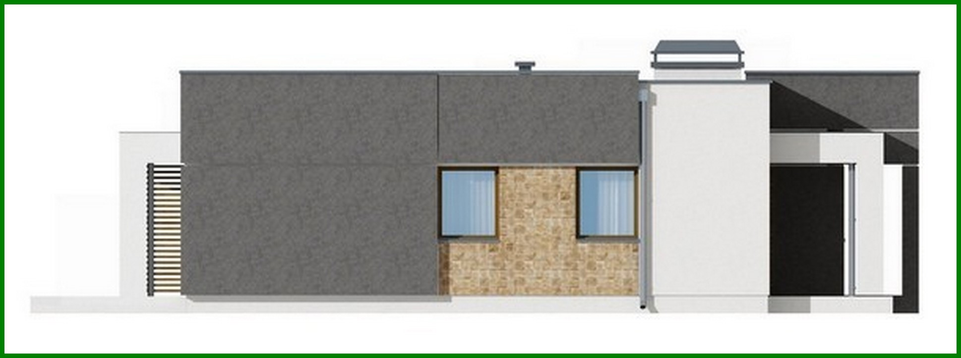 Visualization gallery - Compact Hi-Tech Cottage Project