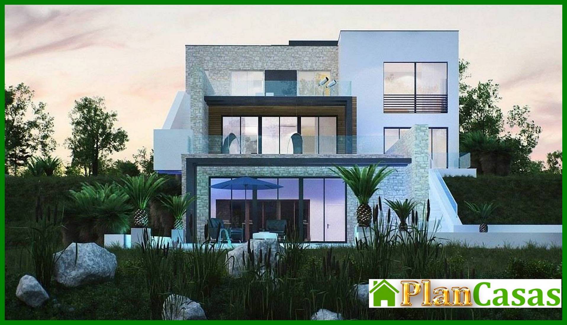 Small cottage for a sloping plot house plan