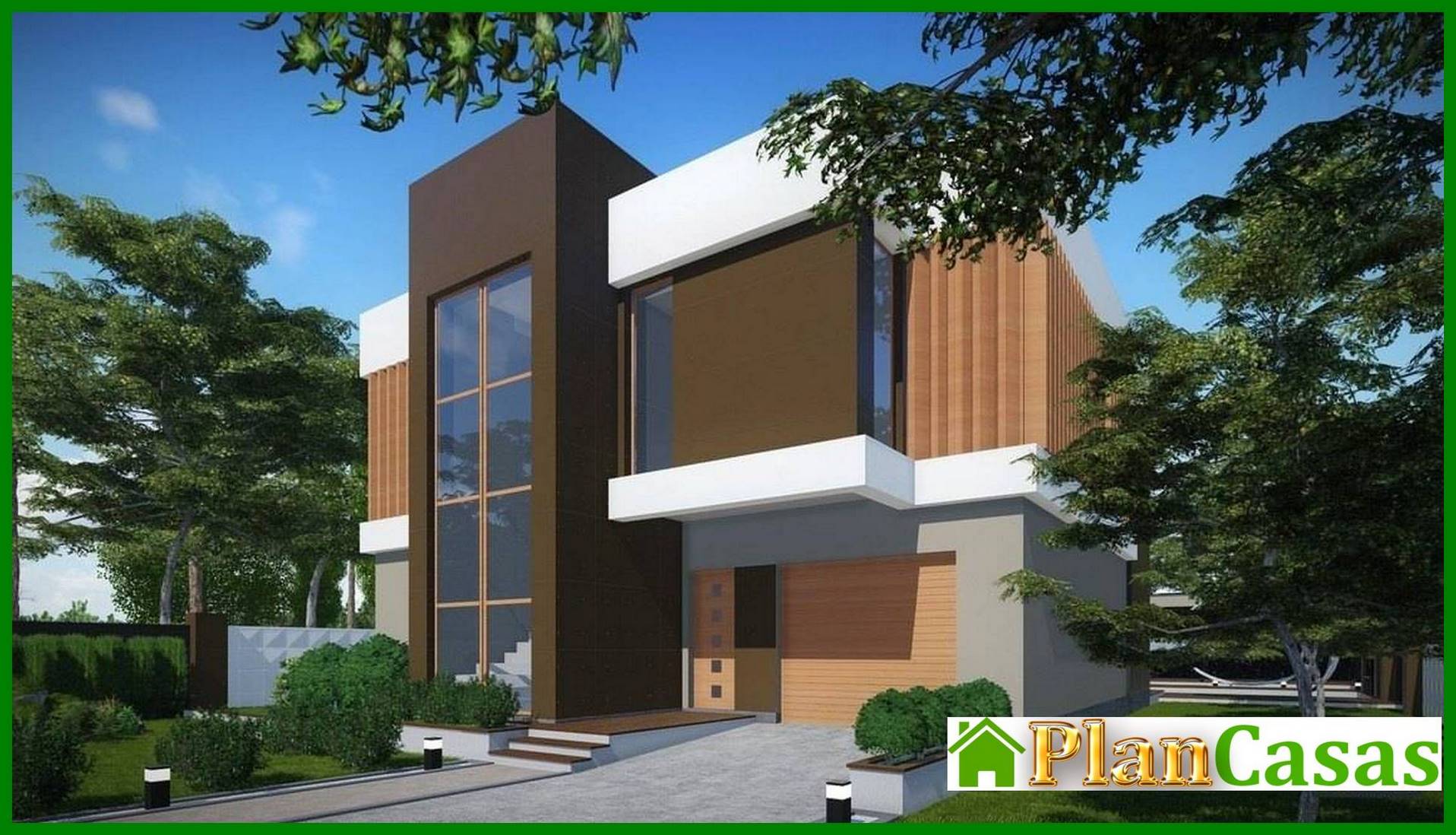 Visualization gallery - Beautiful modern Art Nouveau cottage