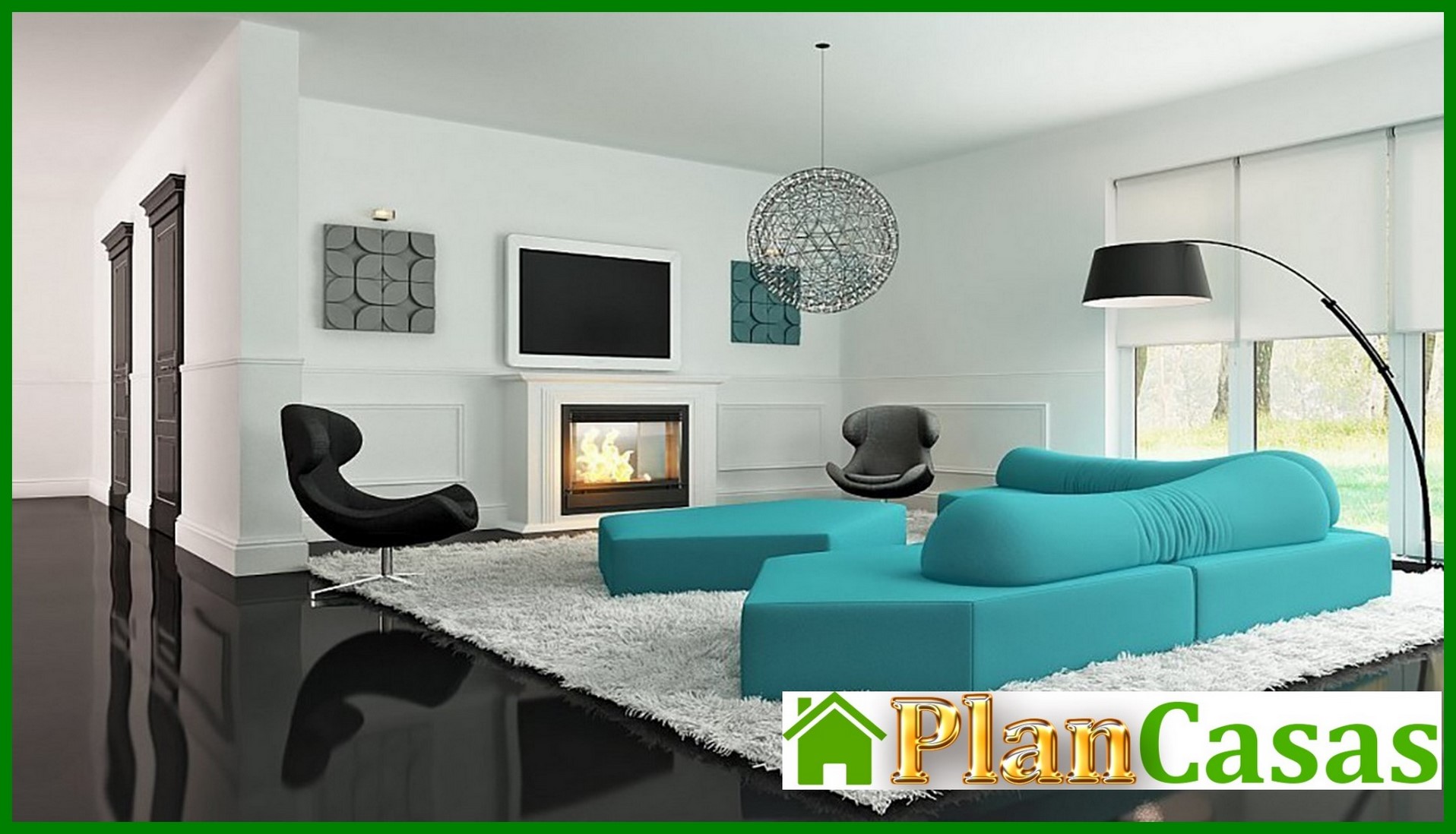 Visualization gallery - House project with frontal garage for two cars