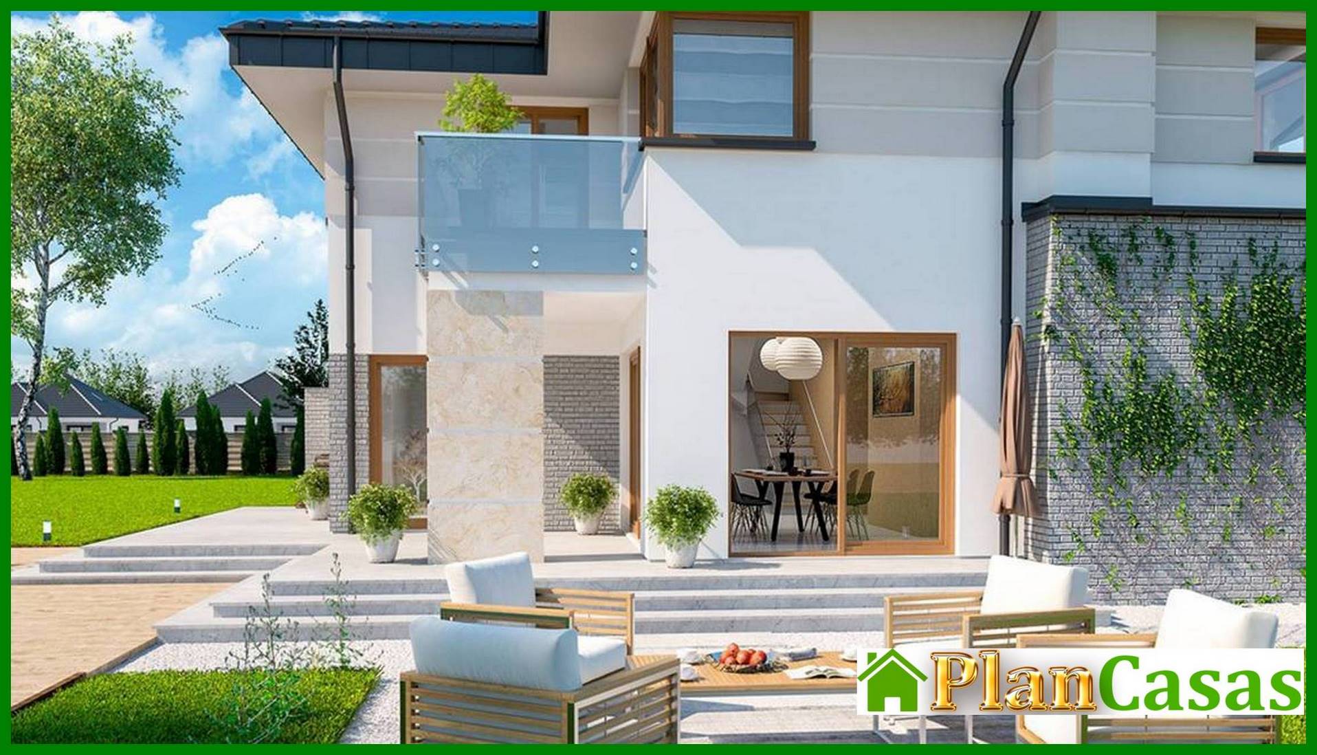 Visualization gallery - Two-story residential building with comfortable private rooms