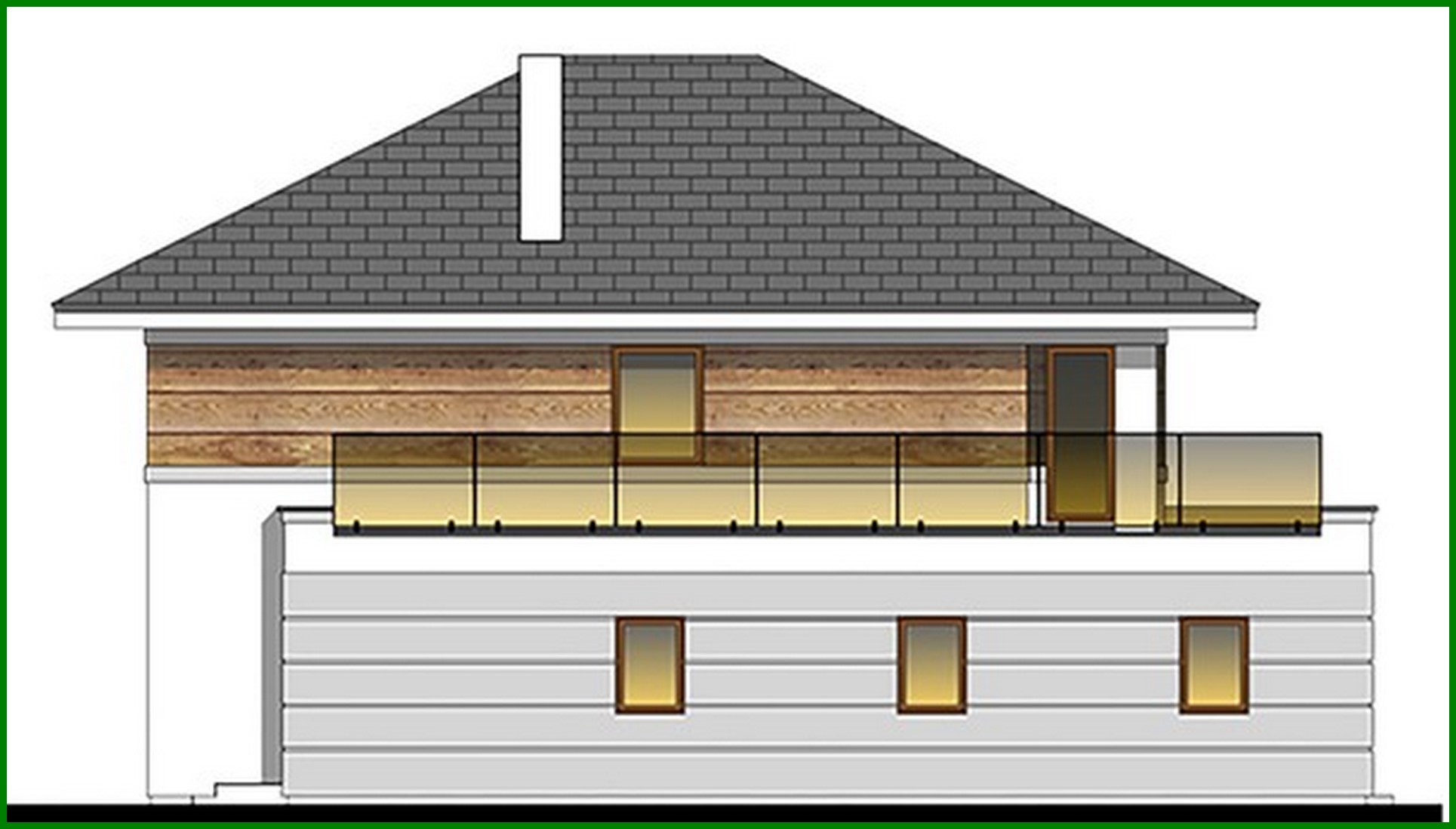 Visualization gallery - Magnificent five-bedroom mansion with a spacious terrace on the second floor