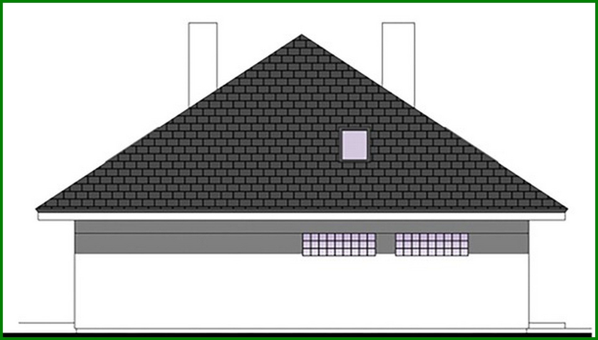 Visualization gallery - Five-bedroom apartment building with a spacious garage