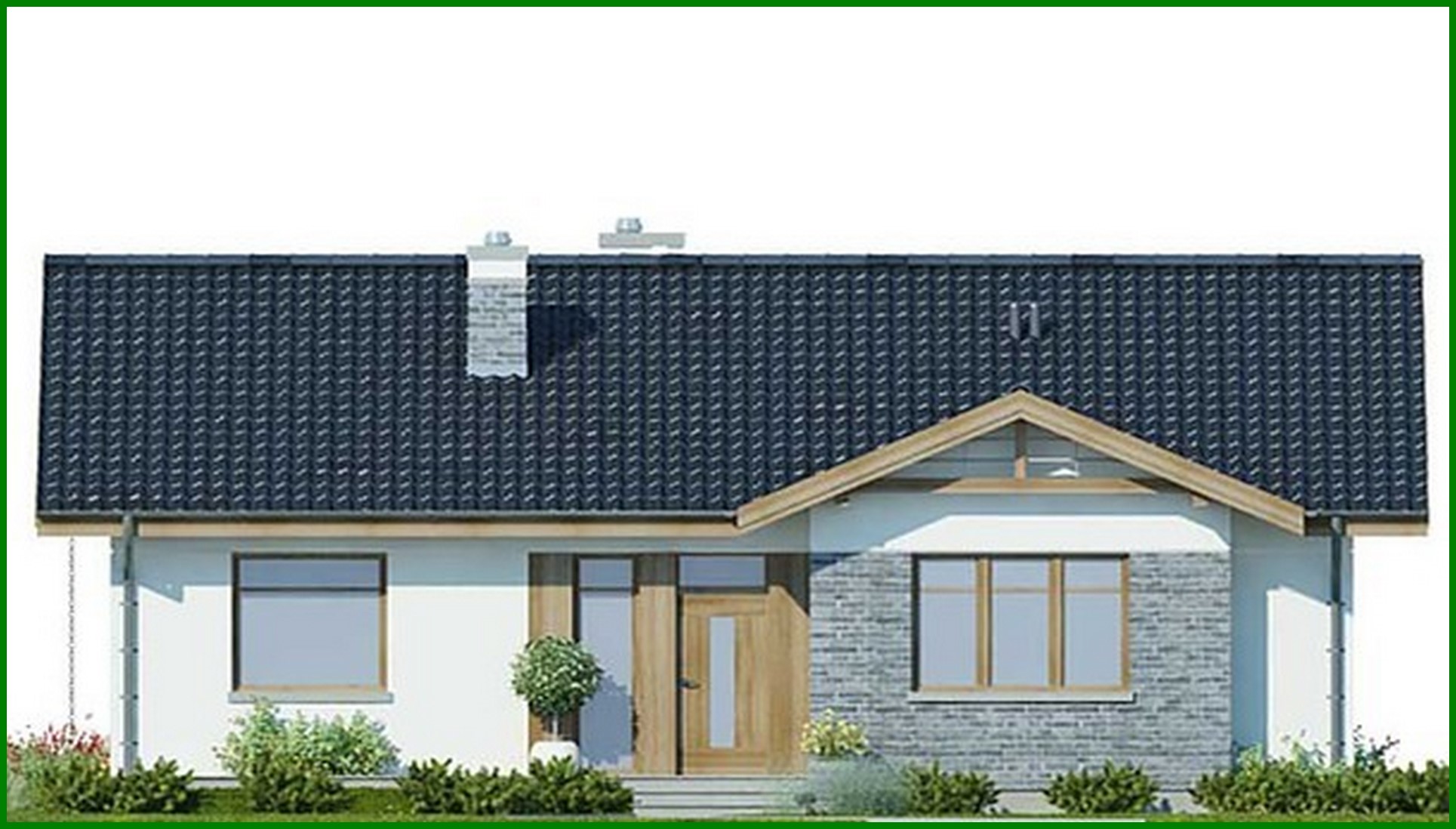 Visualization gallery - One-Floor Three-Bedroom Country House