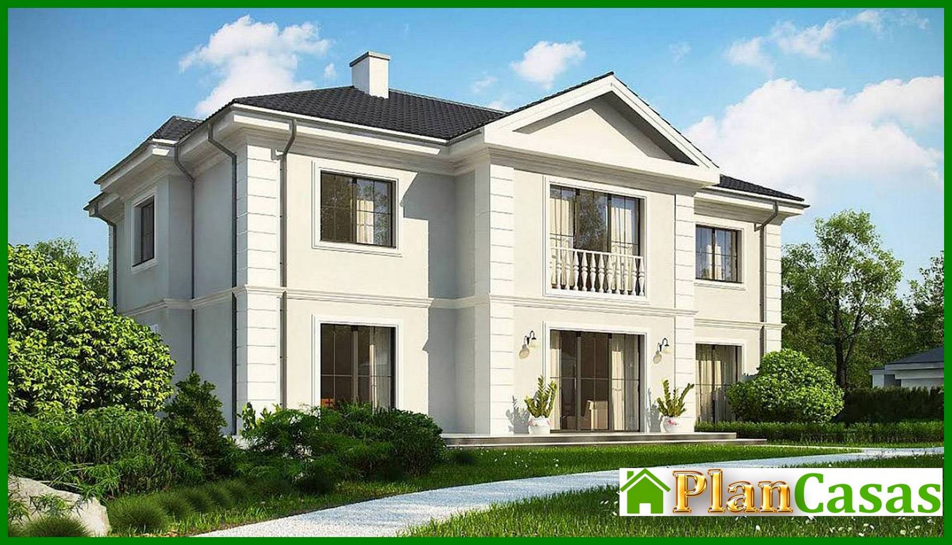 Visualization gallery - Representative two-story manor