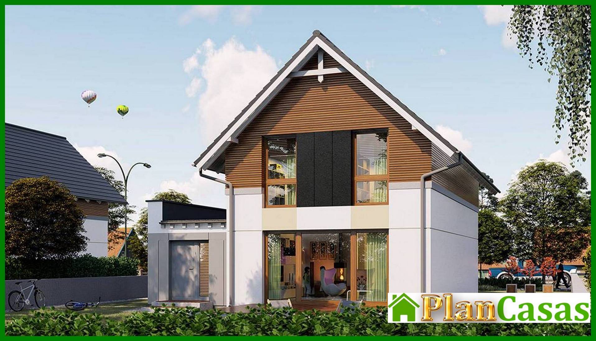 Visualization gallery - Stylish mansion with kitchen studio and garage