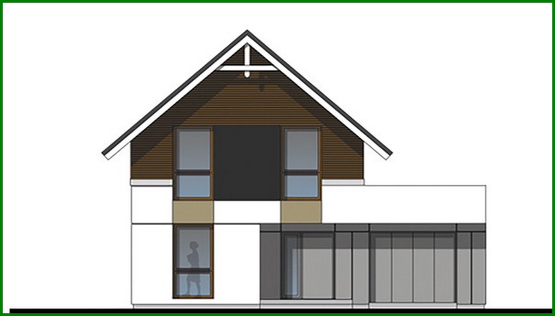 Visualization gallery - Stylish mansion with kitchen studio and garage