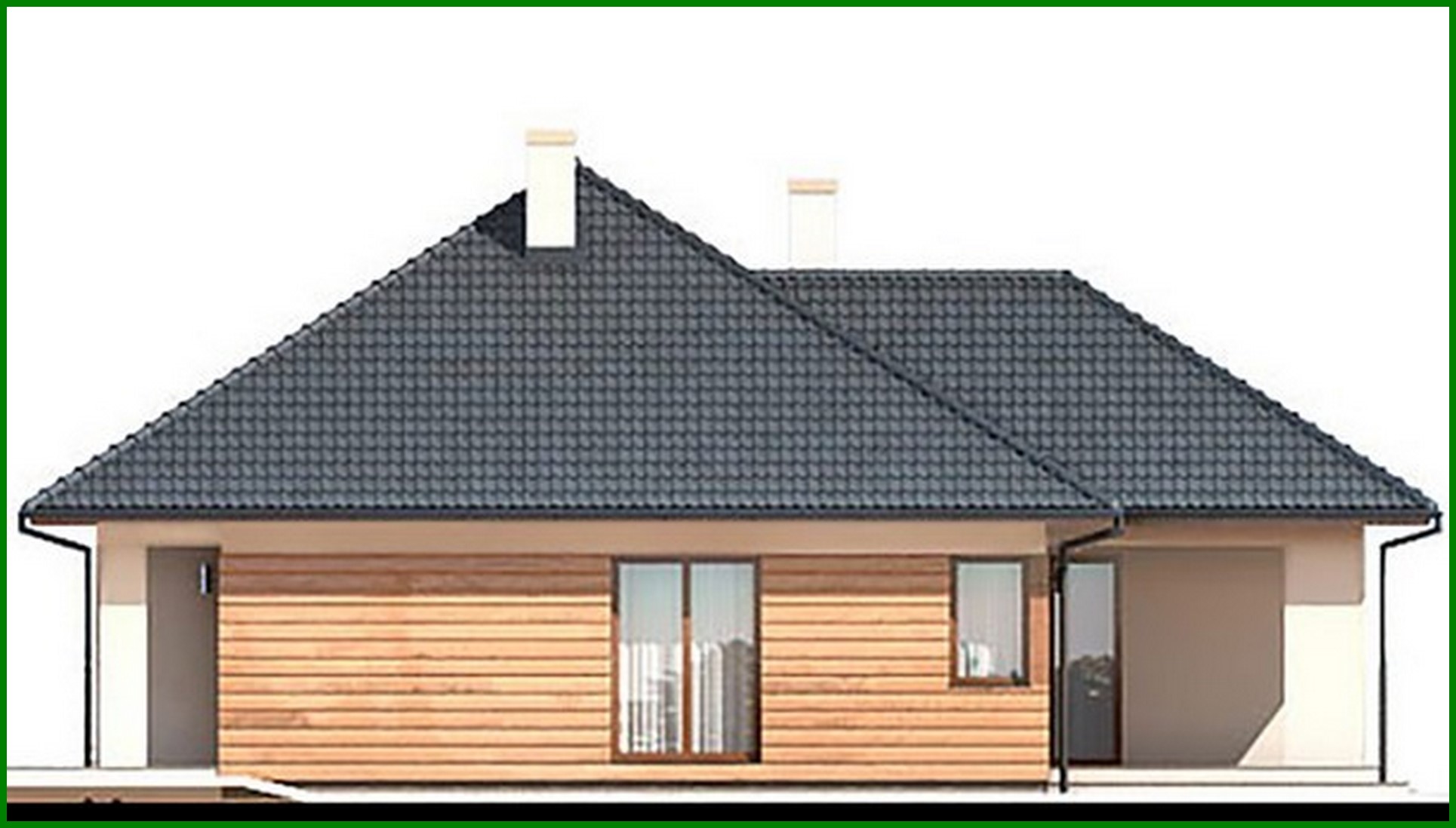 Visualization gallery - Beautiful house for a suburban residential area of 60 squares