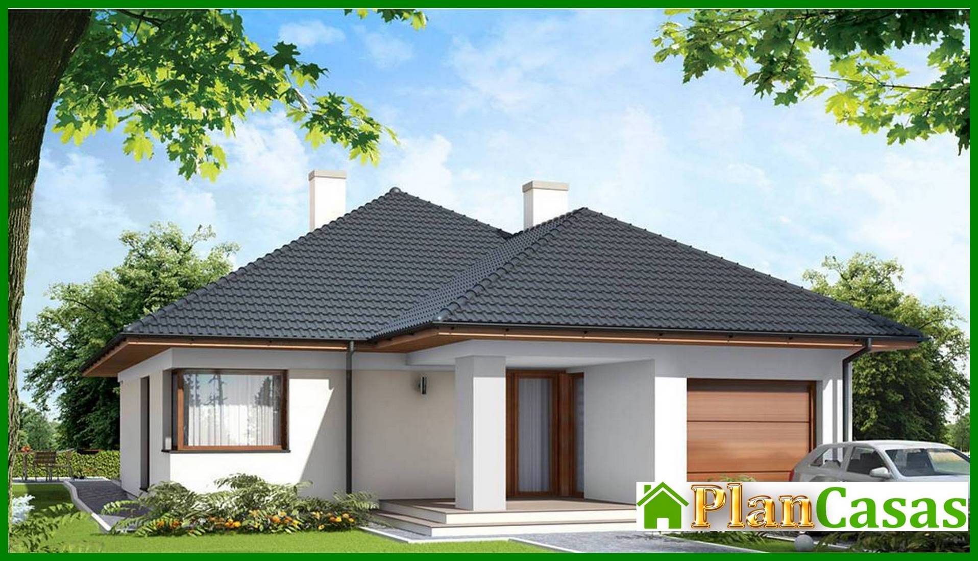 Visualization gallery - Beautiful house for a suburban residential area of 60 squares