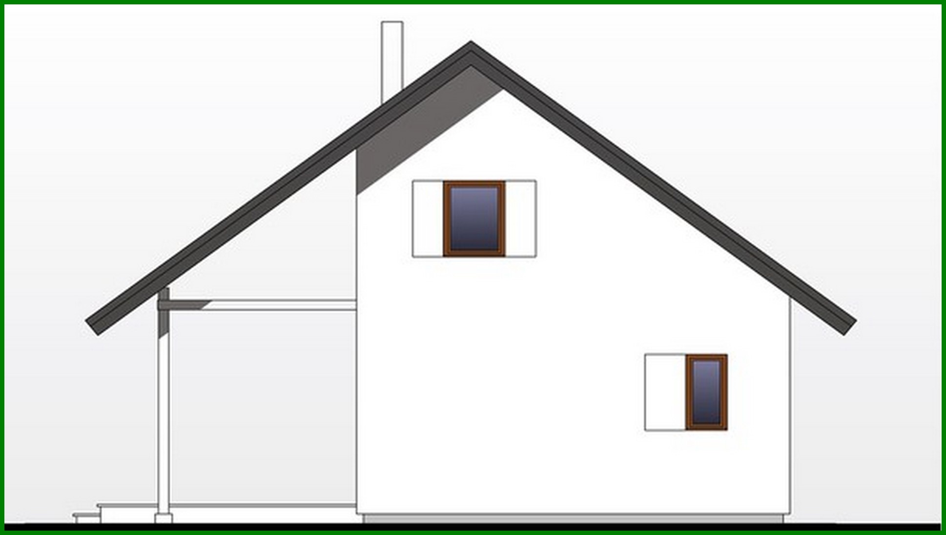 Visualization gallery - Country house decorated with wood