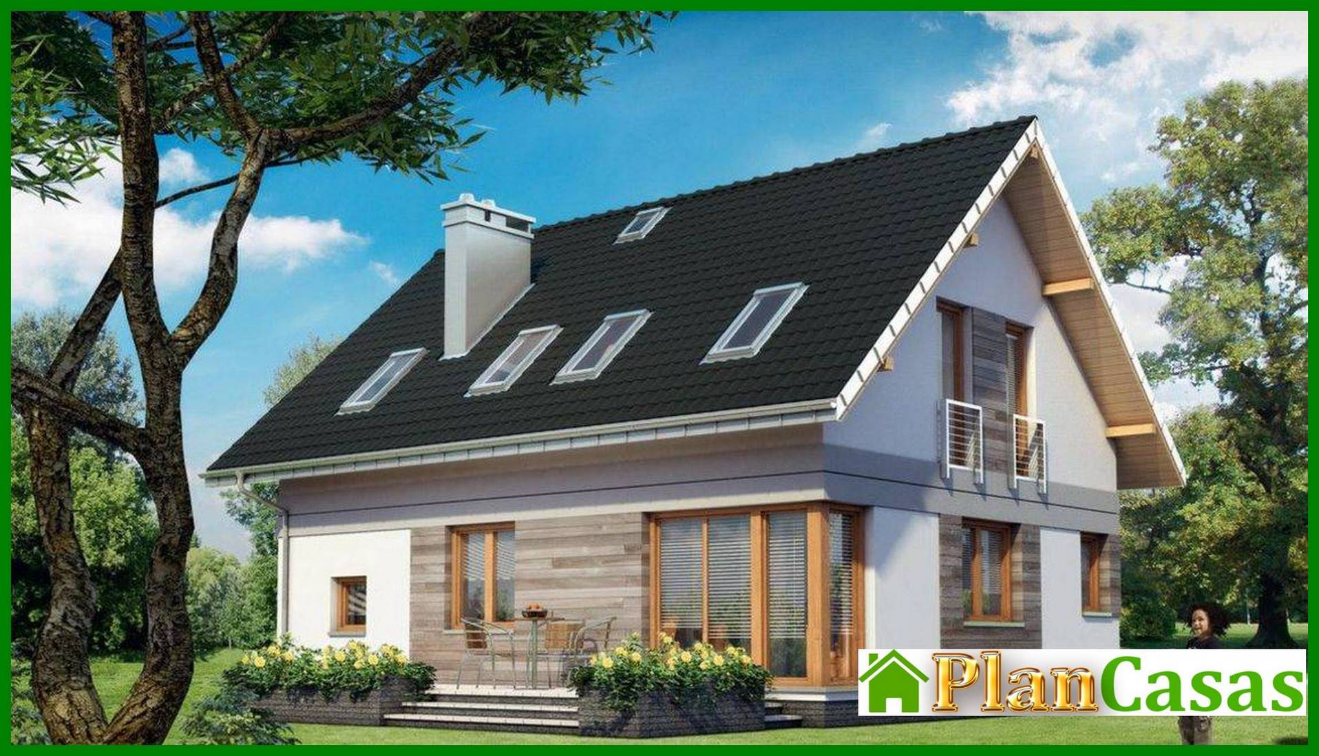 Visualization gallery - Cozy house building with a spacious living room