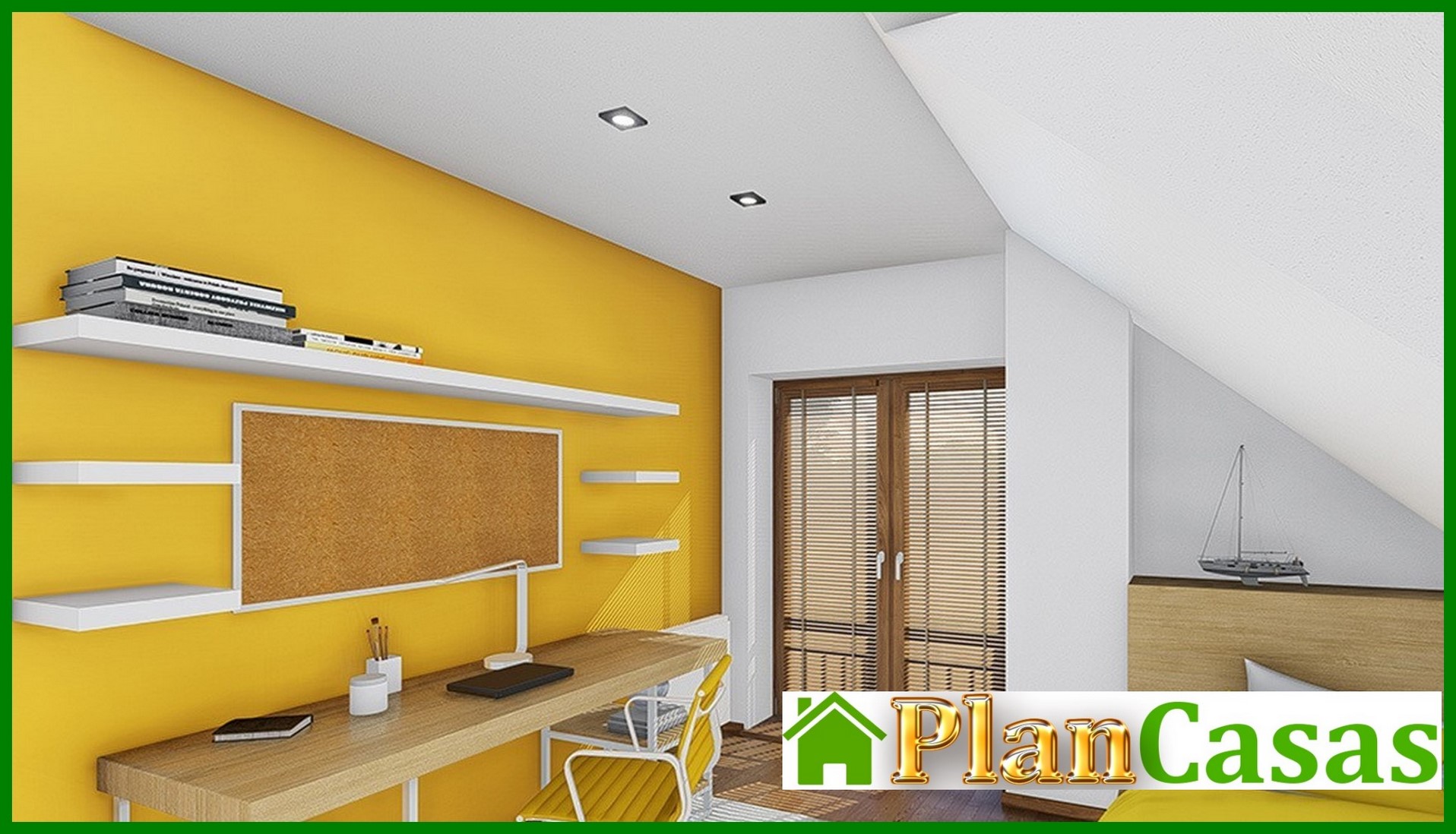 Visualization gallery - Residential building with attic and garage