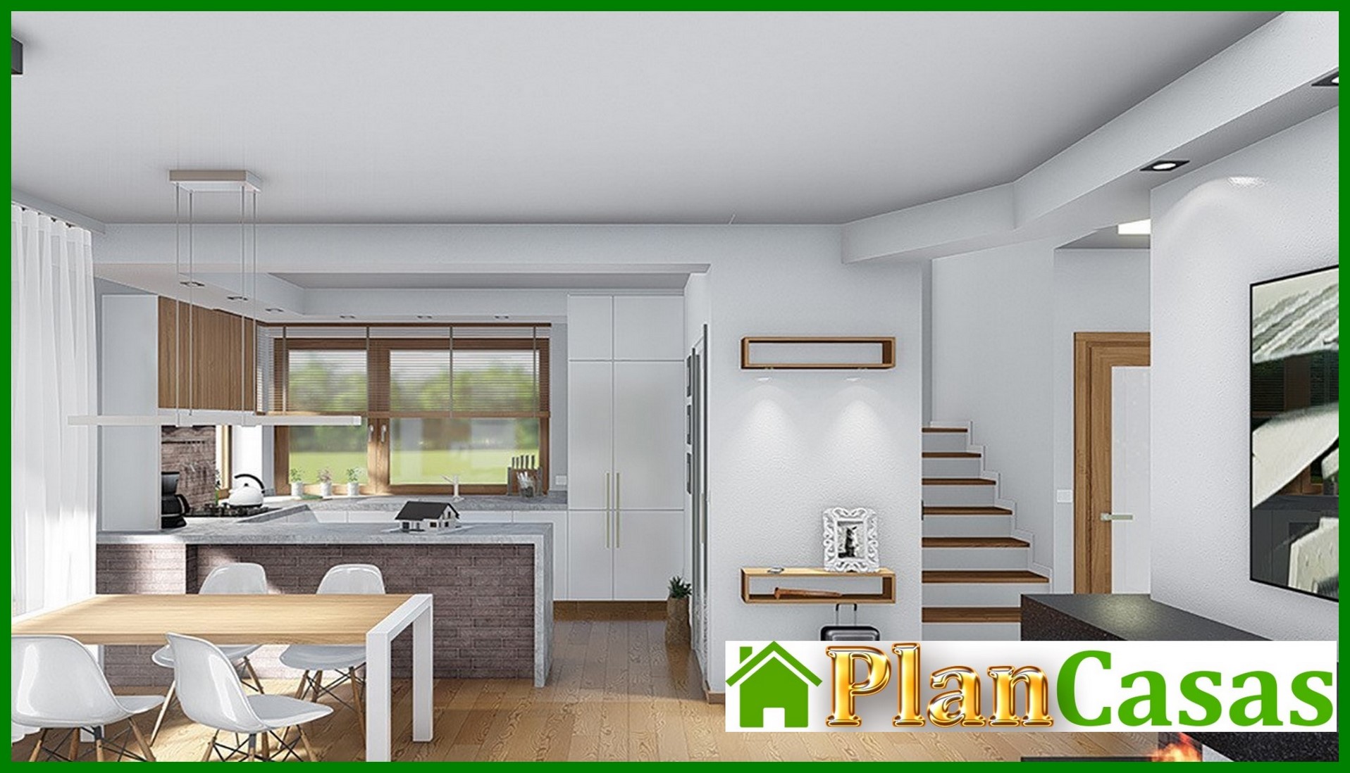 Visualization gallery - Residential building with attic and garage