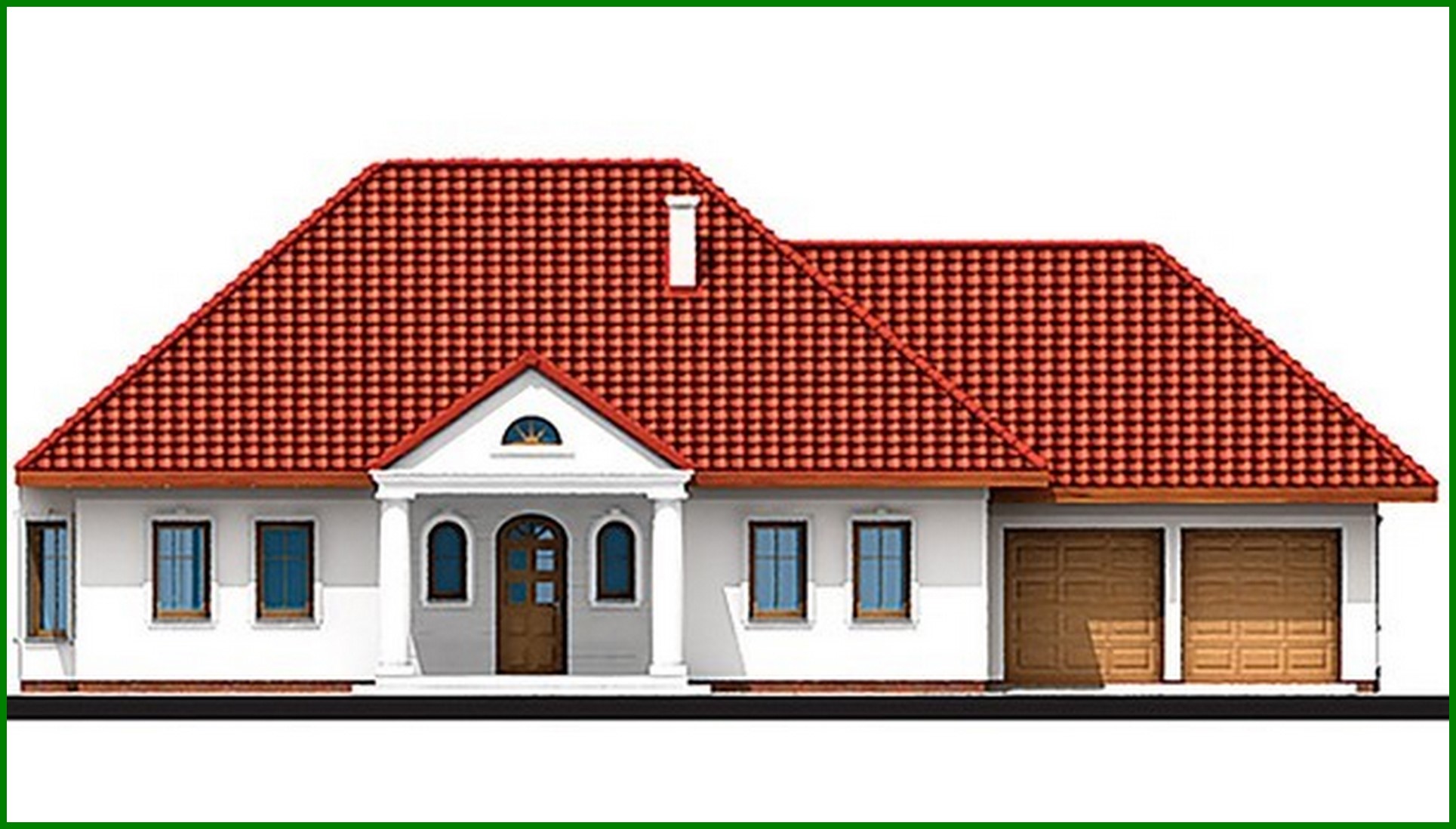 Visualization gallery - Luxury one-story house