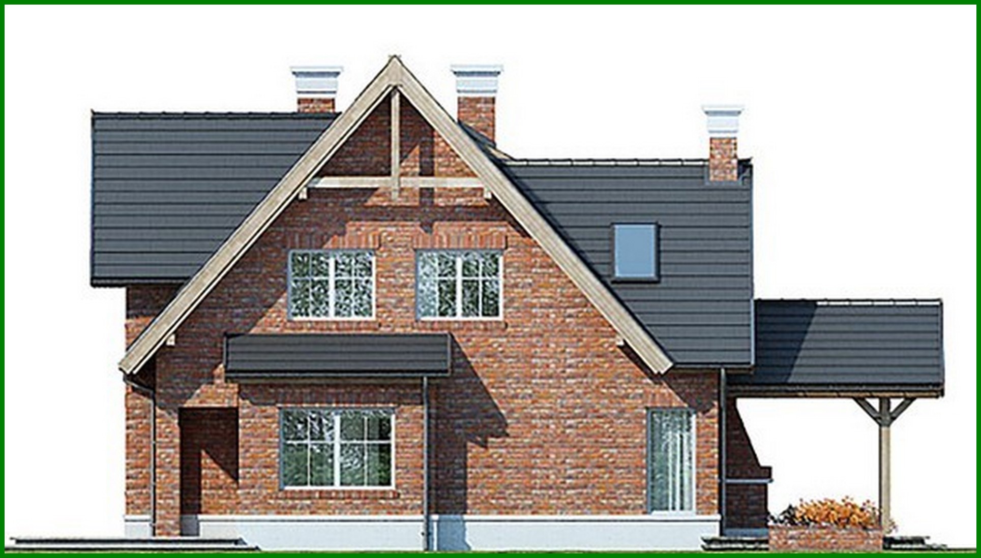 Visualization gallery - The original house with spacious personal rooms