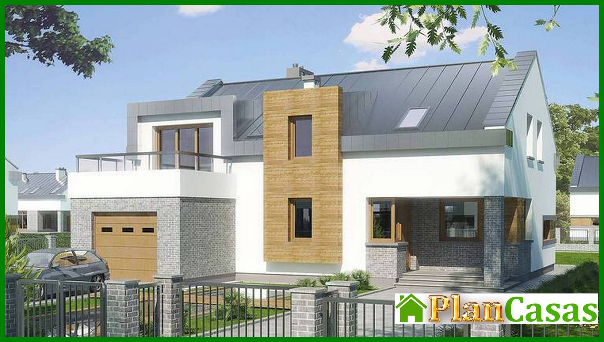 A solid five-bedroom country house project house plan