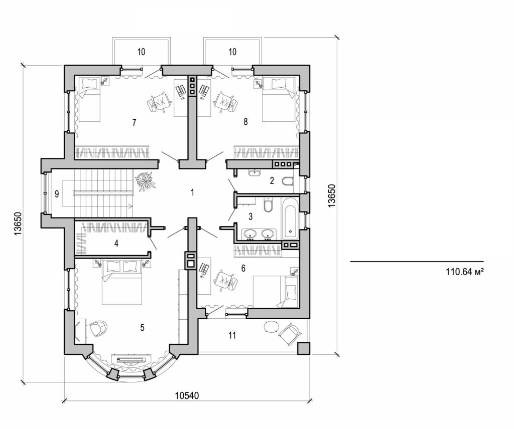 Visualization gallery - Two storey cottage