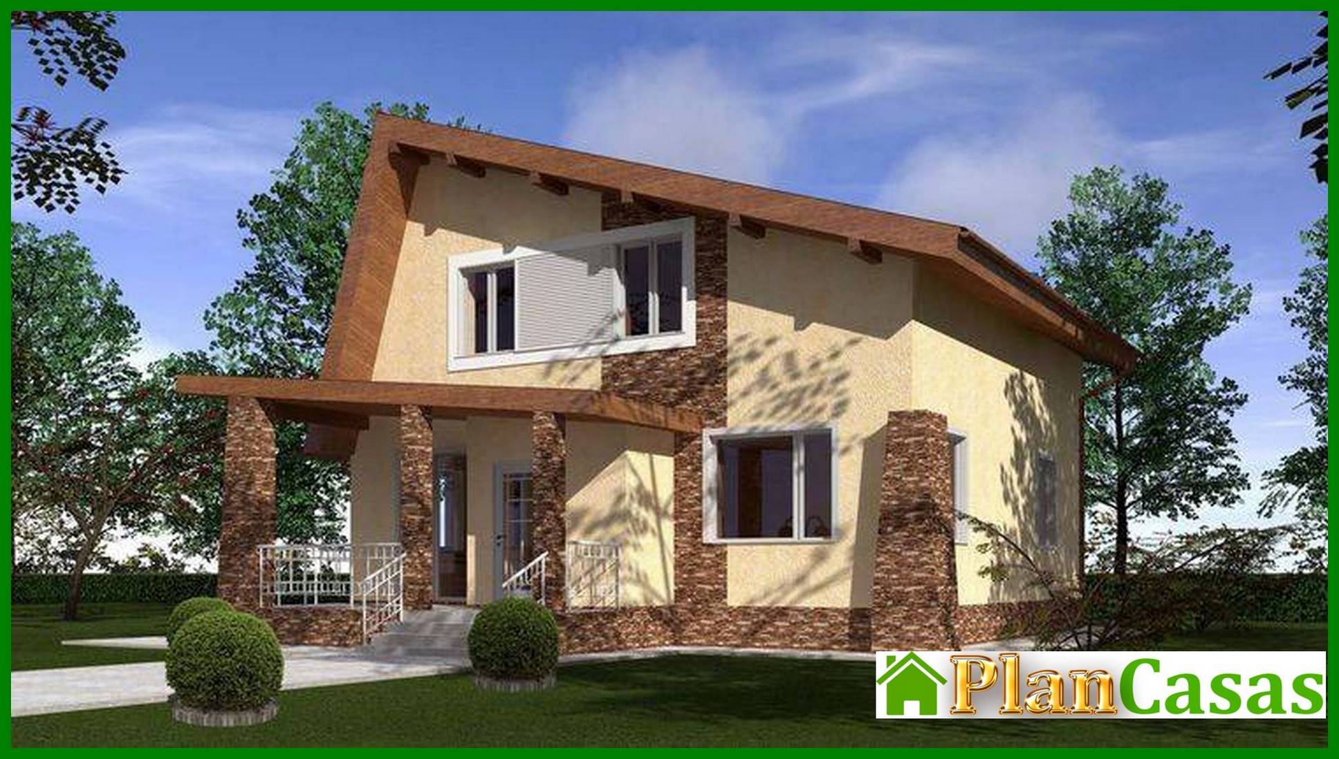 Visualization gallery - An attic house project of an unusual shape