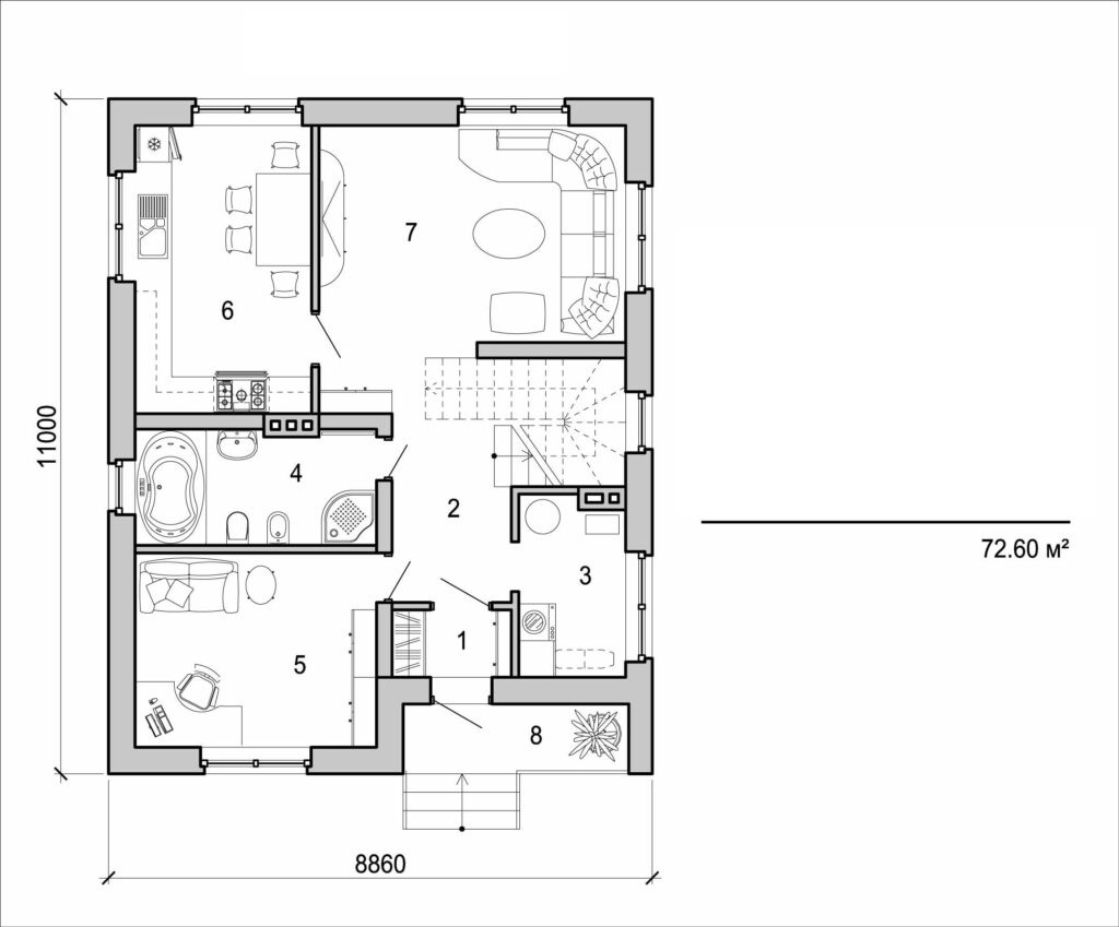 Visualization gallery - Two storey house