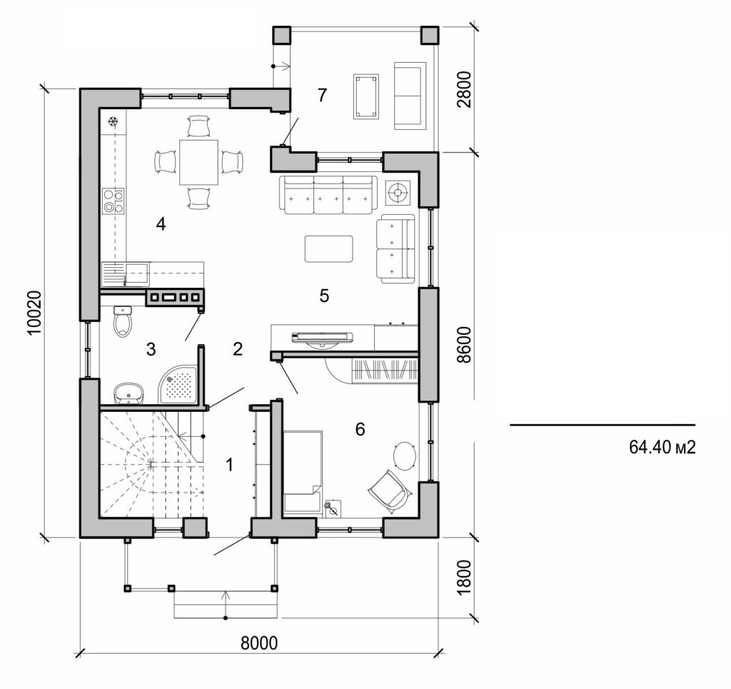 Visualization gallery - Two storey house