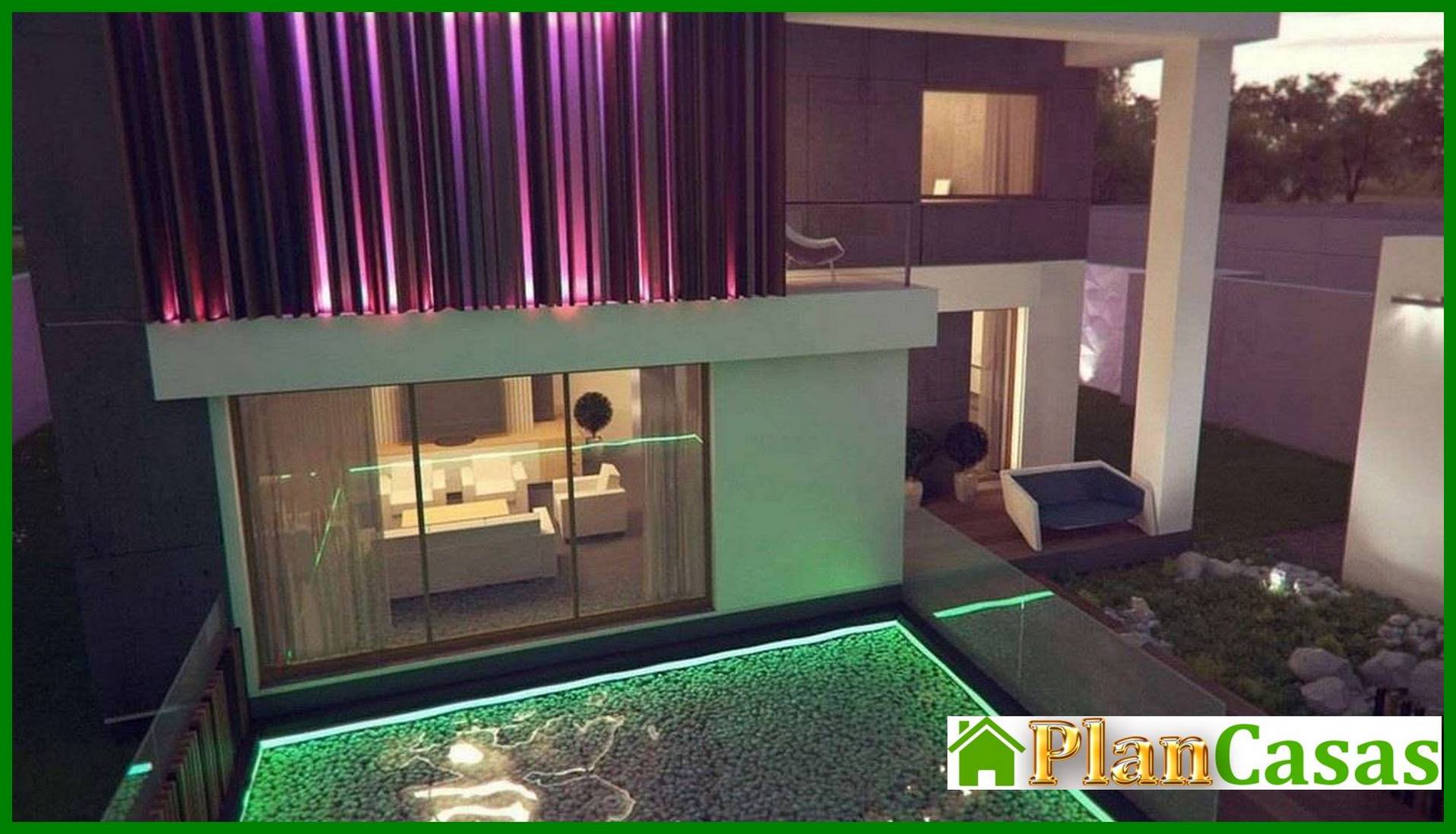 Visualization gallery - High-tech fashionable two-story house project