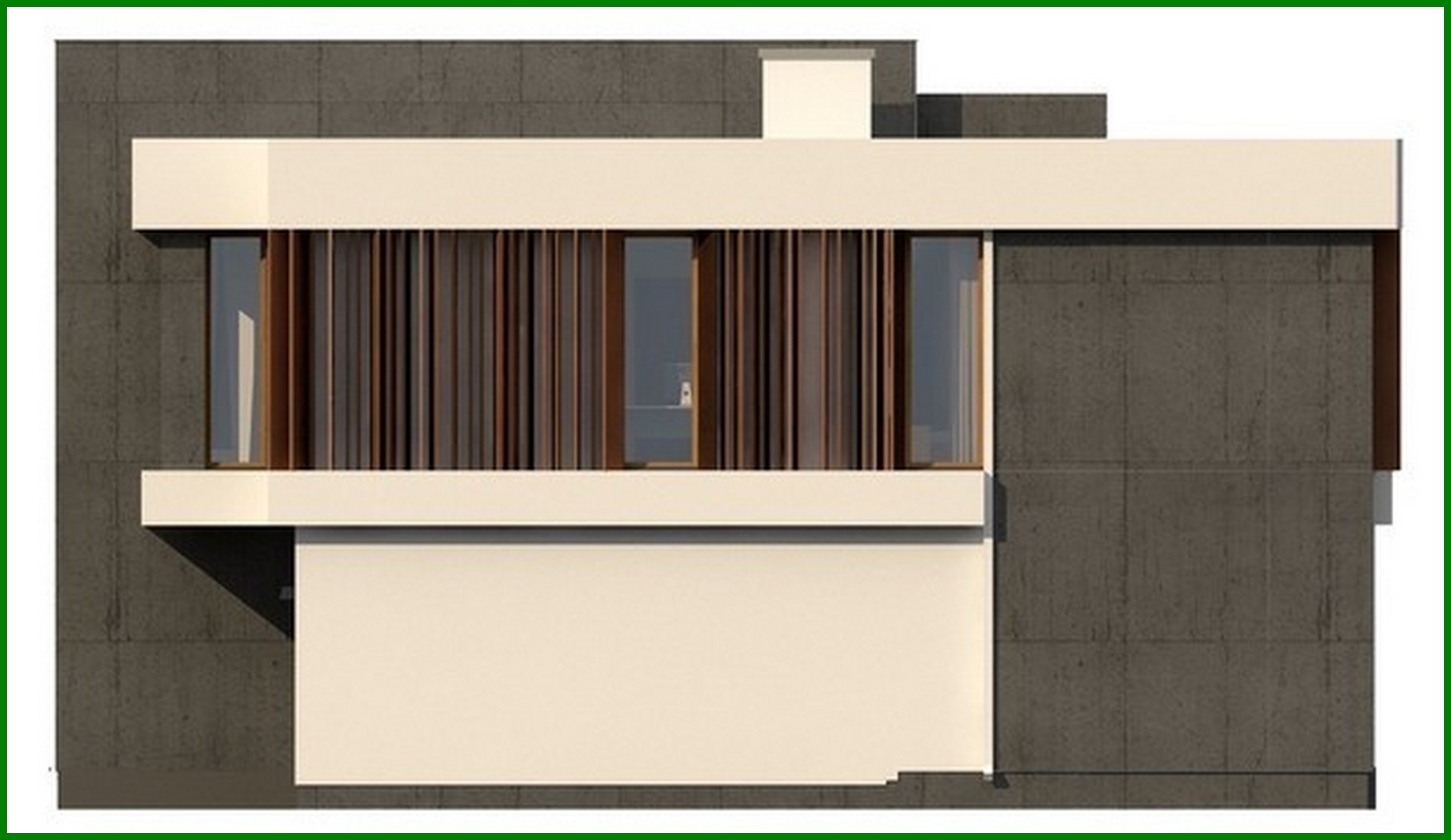 Visualization gallery - High-tech fashionable two-story house project