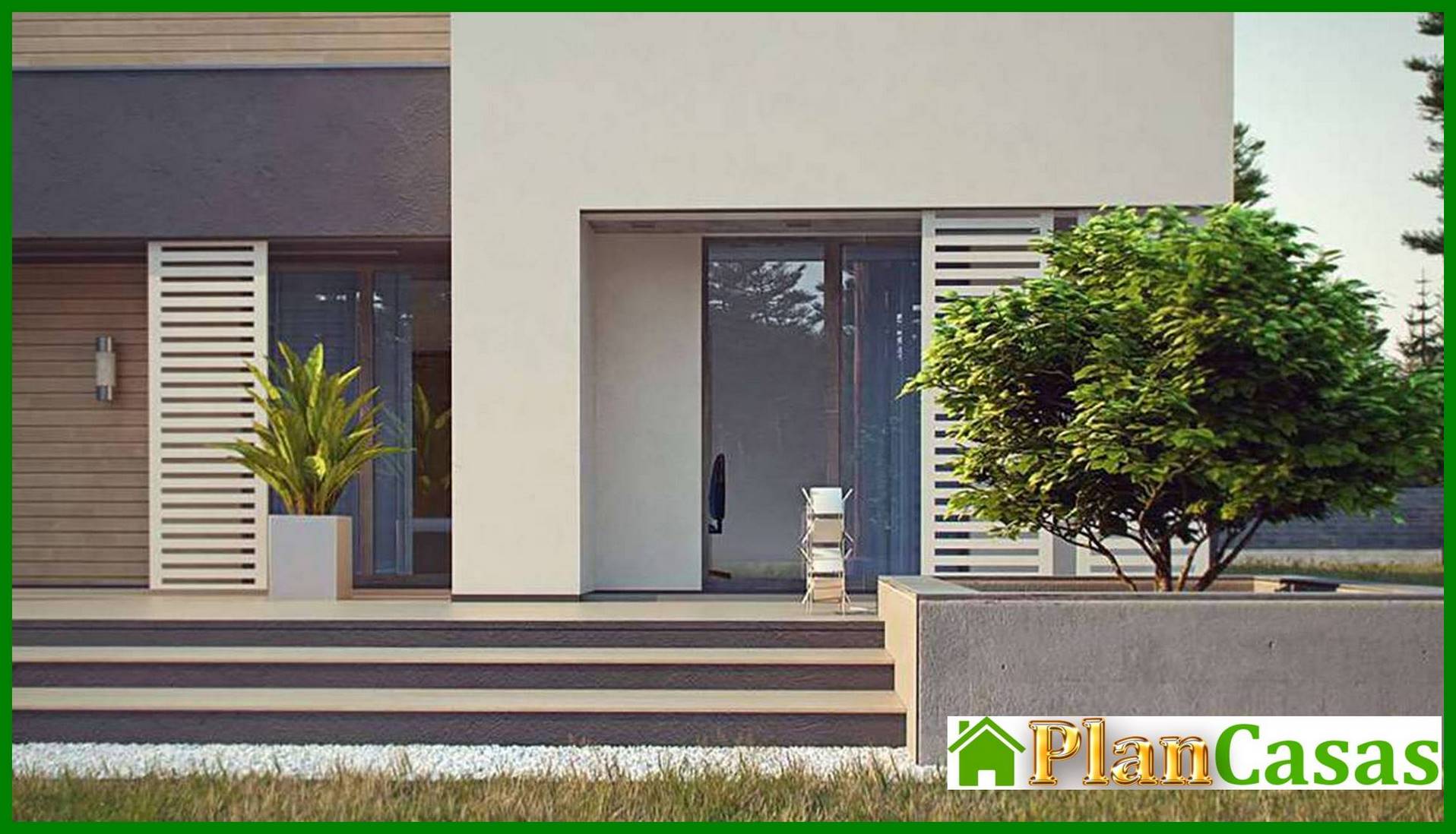 Visualization gallery - The project of a modern comfortable one-story house