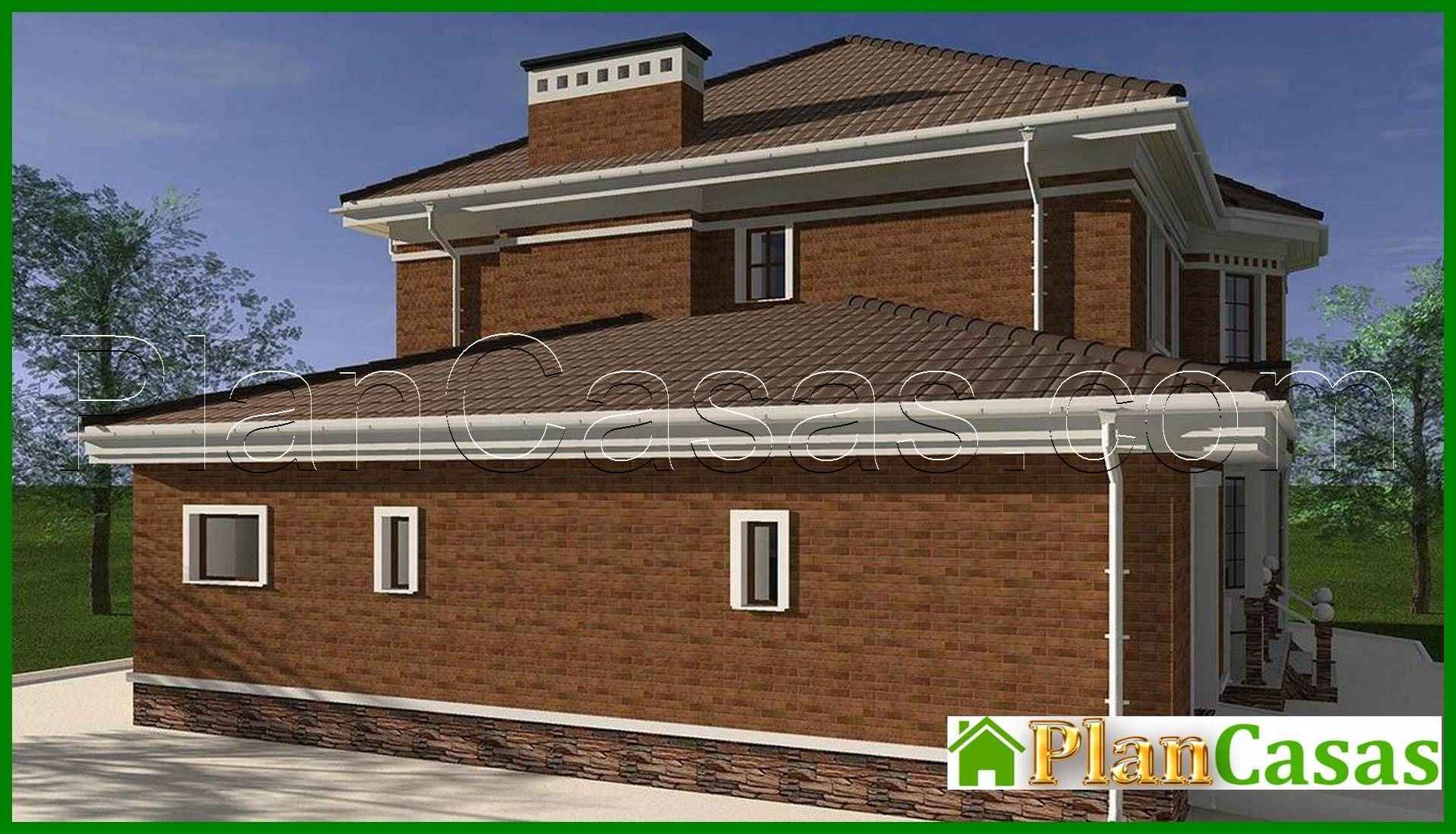 Visualization gallery - Original project of a delightful two-story apartment building with bay window