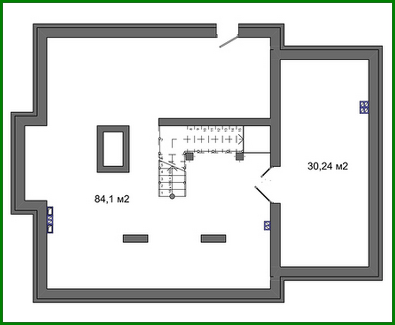 Visualization gallery - Project of a colorful attic house filled with sun