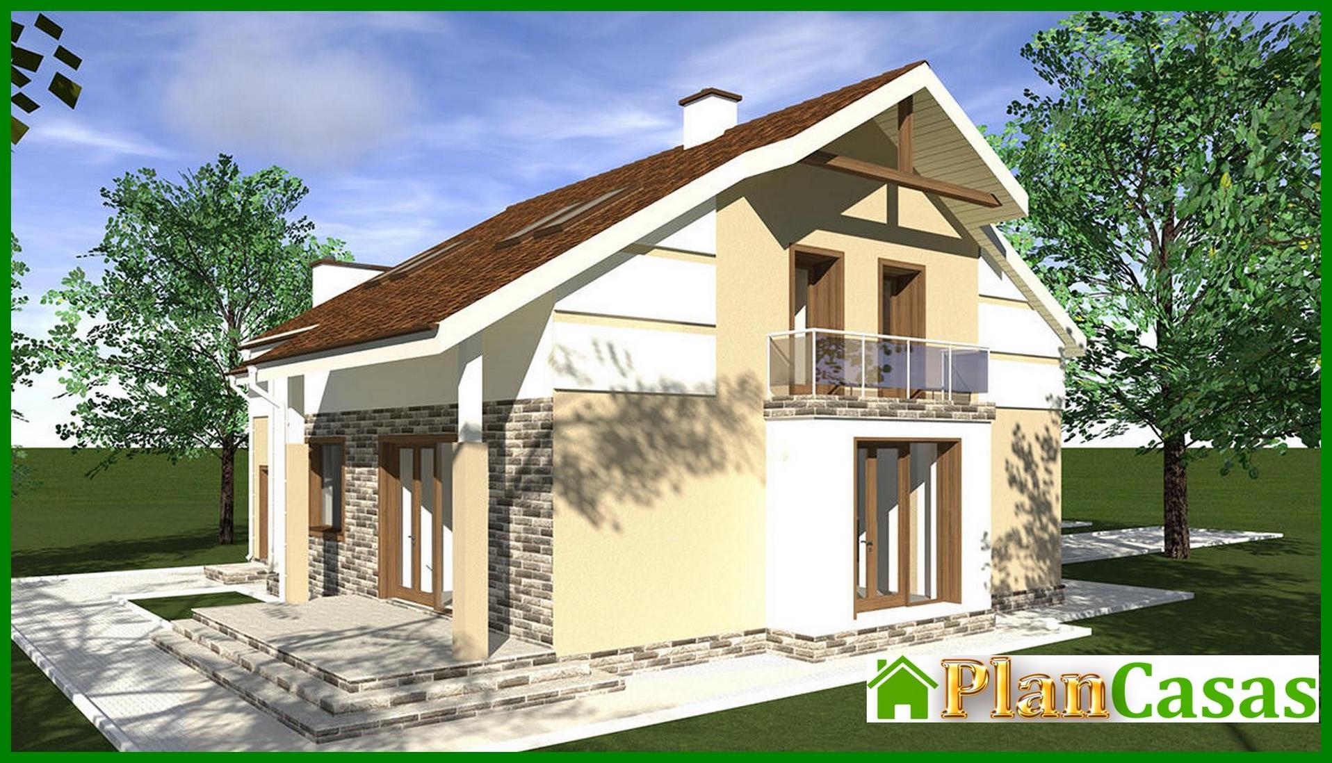 Visualization gallery - Project of a colorful attic house filled with sun