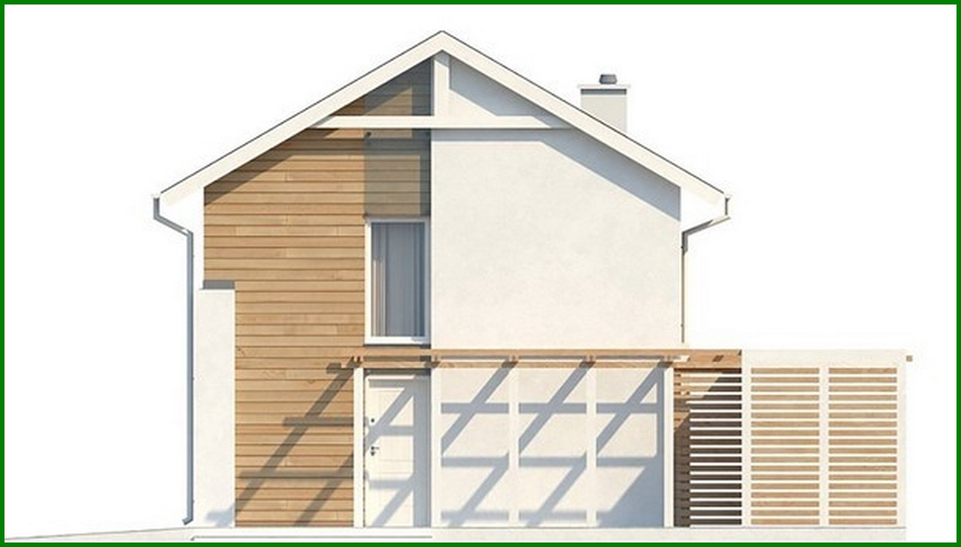 Visualization gallery - The project of a two-story economical house