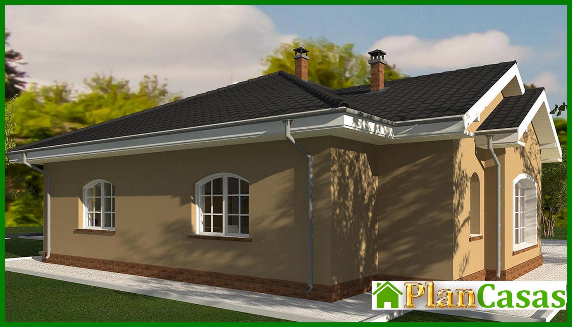 Visualization gallery - The Plan for building a one-story country house