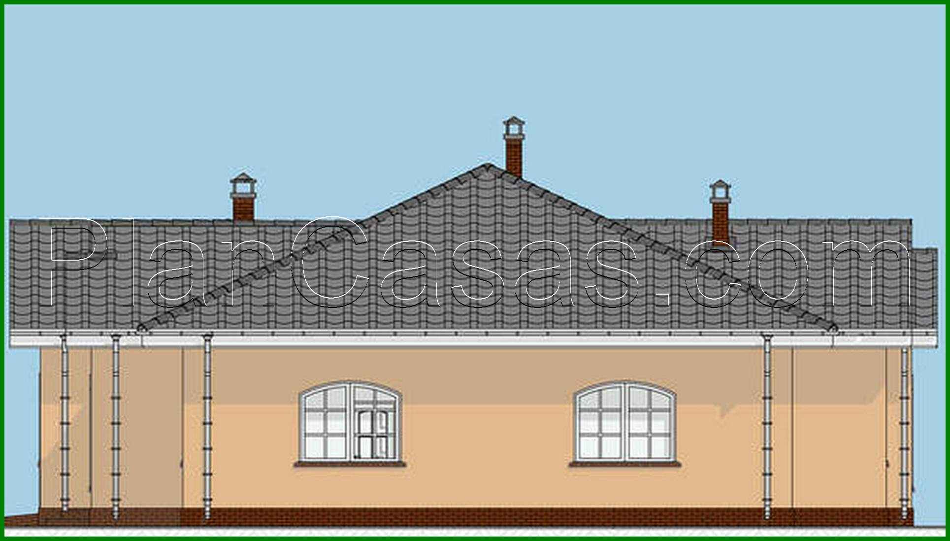 Visualization gallery - The Plan for building a one-story country house