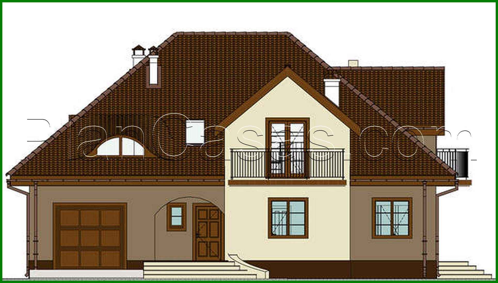 Visualization gallery - Spectacular residential building with an original roof