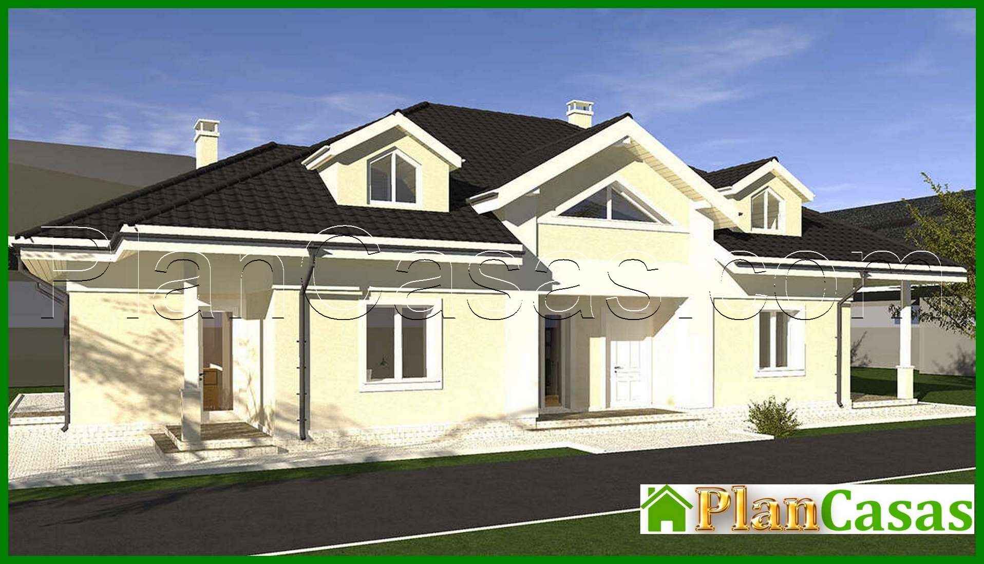 Visualization gallery - The project of a spacious house for a large family with an area of 248 square meters