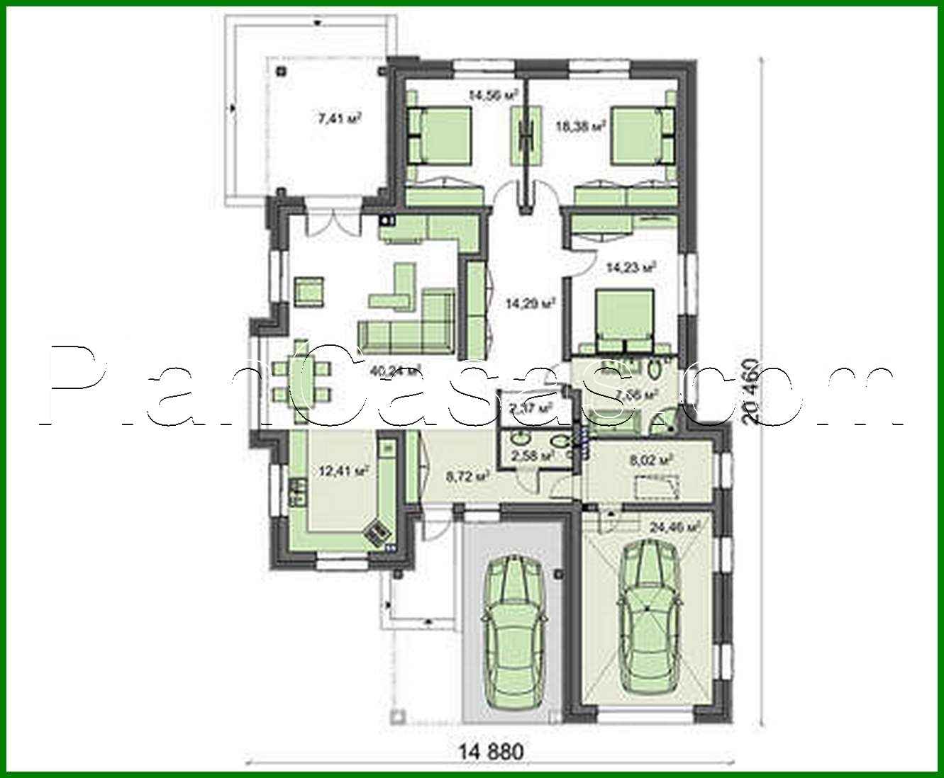 Visualization gallery - One storey house