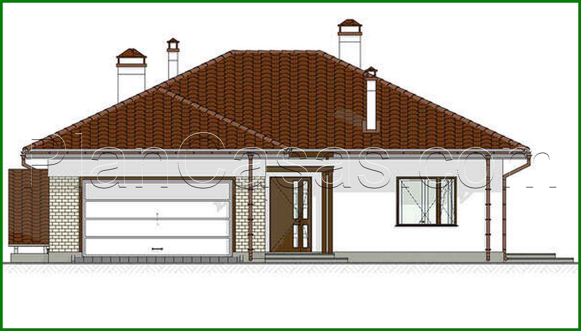 Visualization gallery - Beautiful one-storey house