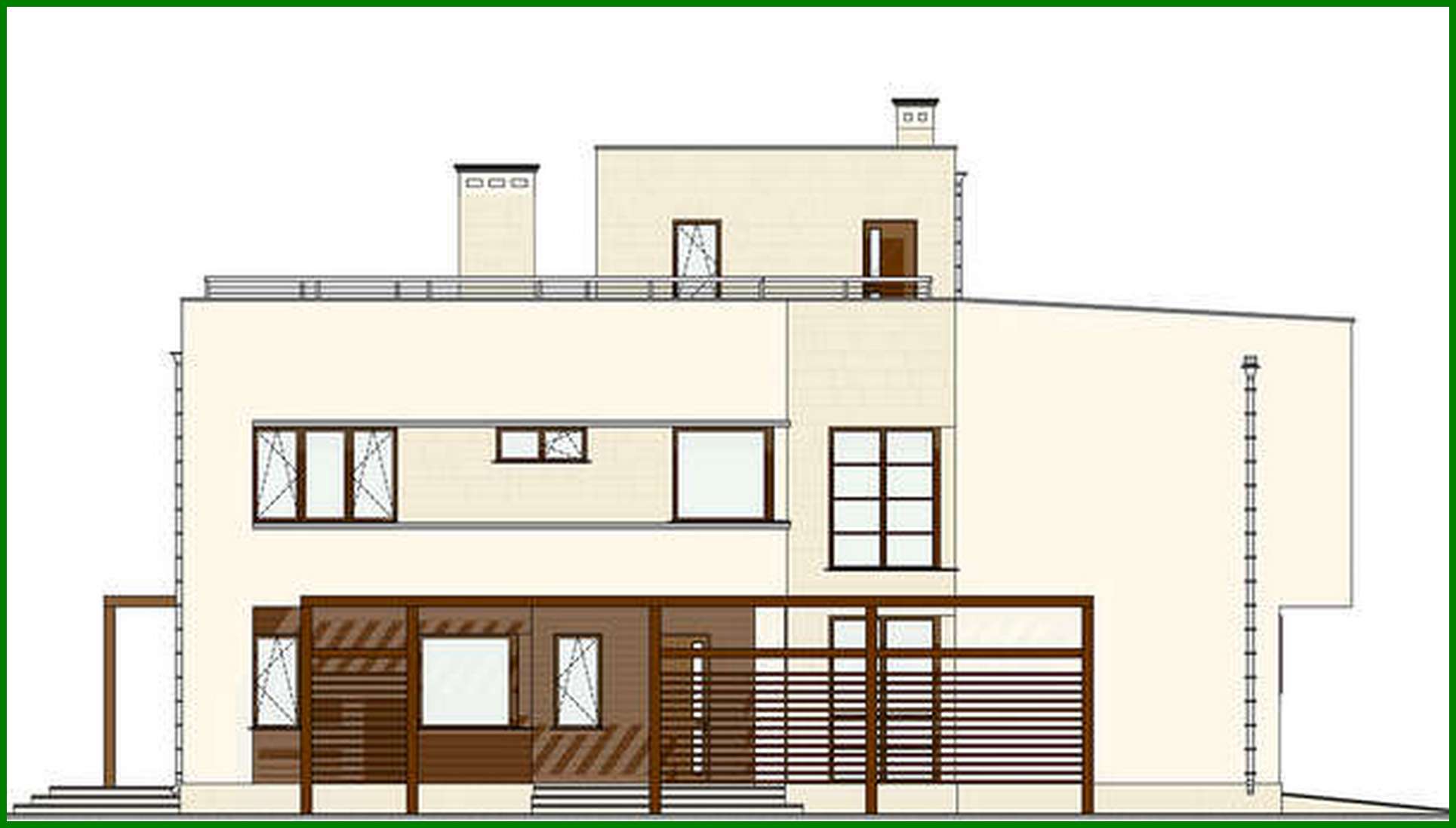 Visualization gallery - Beautiful mansion in a modern style