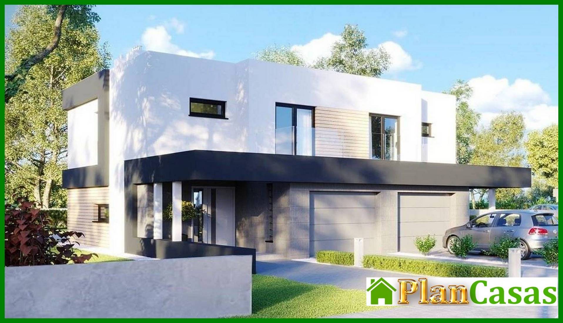 Visualization gallery - Two-story house with six bedrooms